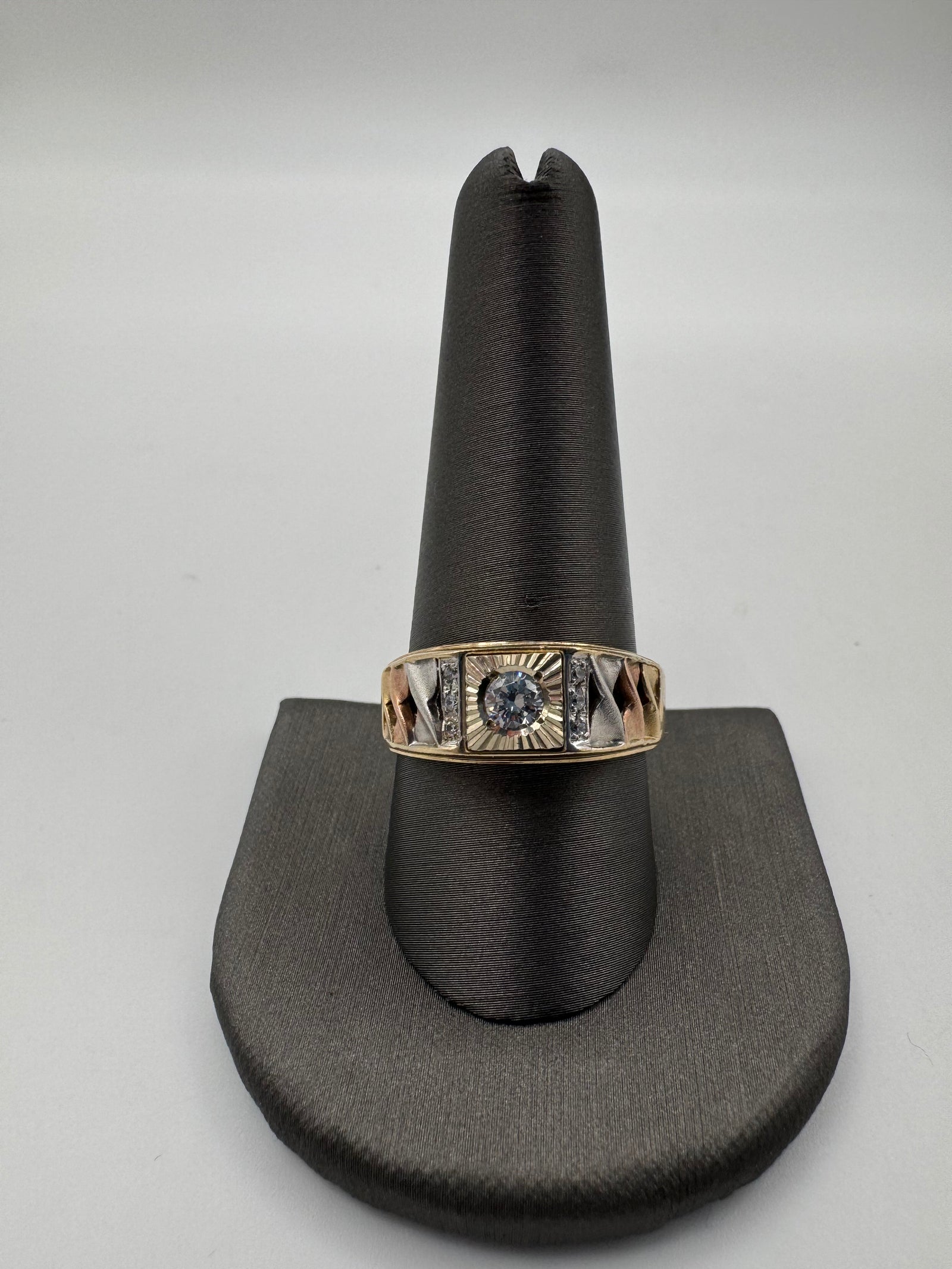 9MM Tri Color Ring-Size 10.5