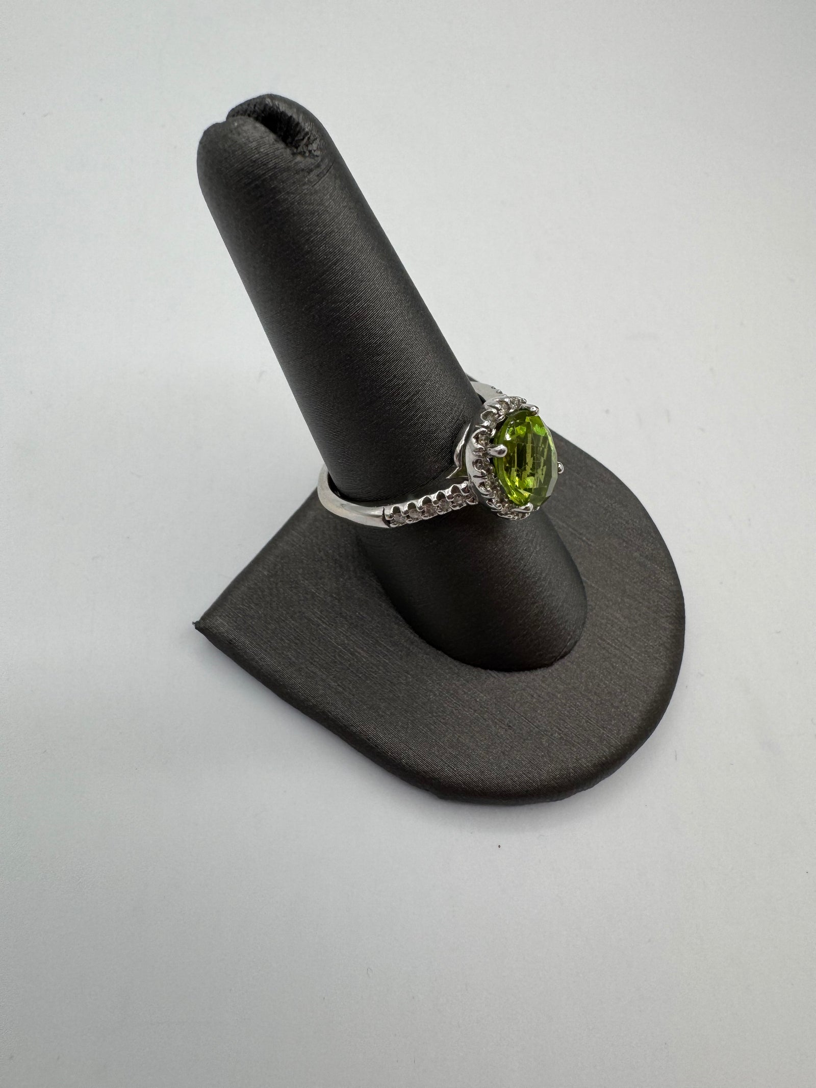 Gemstone Diamond Ring-Size 8.5