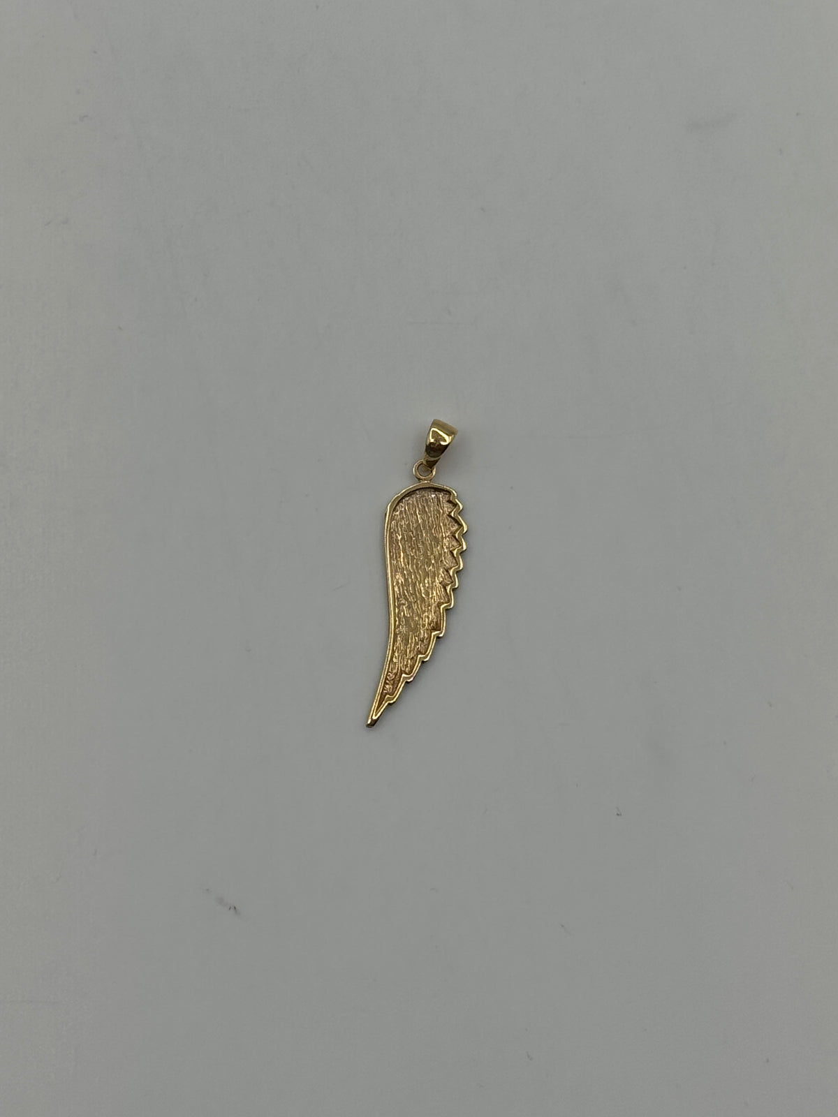 TWO-TONE Angel Wing Pendant-1 1/4 Inch