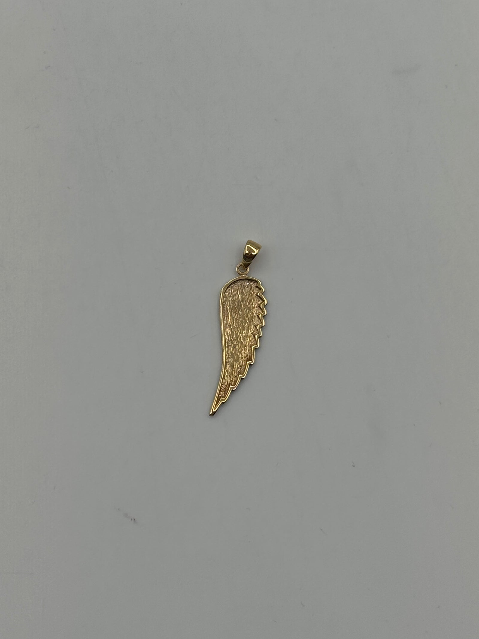 TWO-TONE Angel Wing Pendant-1 1/4 Inch