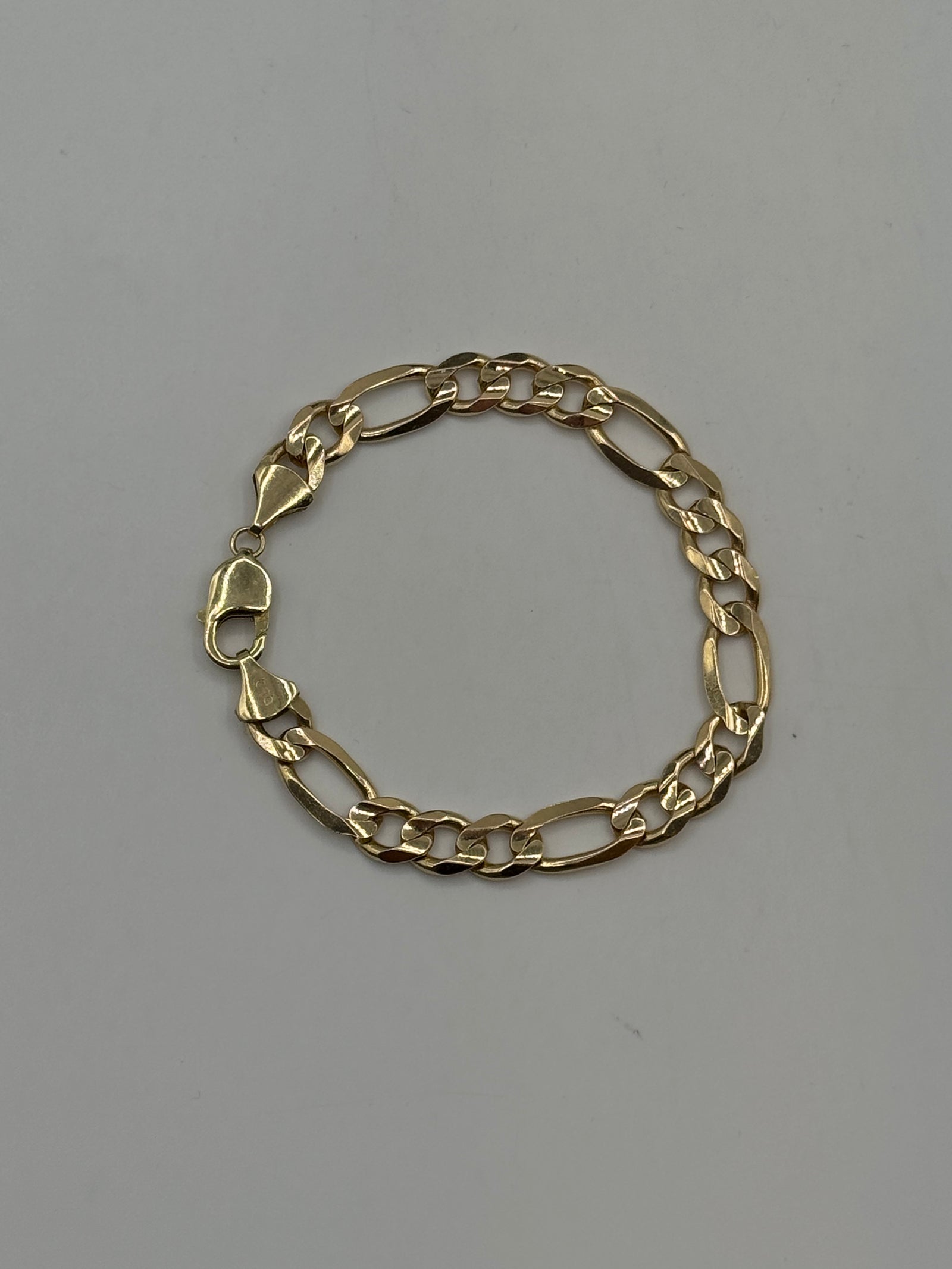 9mm Figaro Bracelet 9 inches