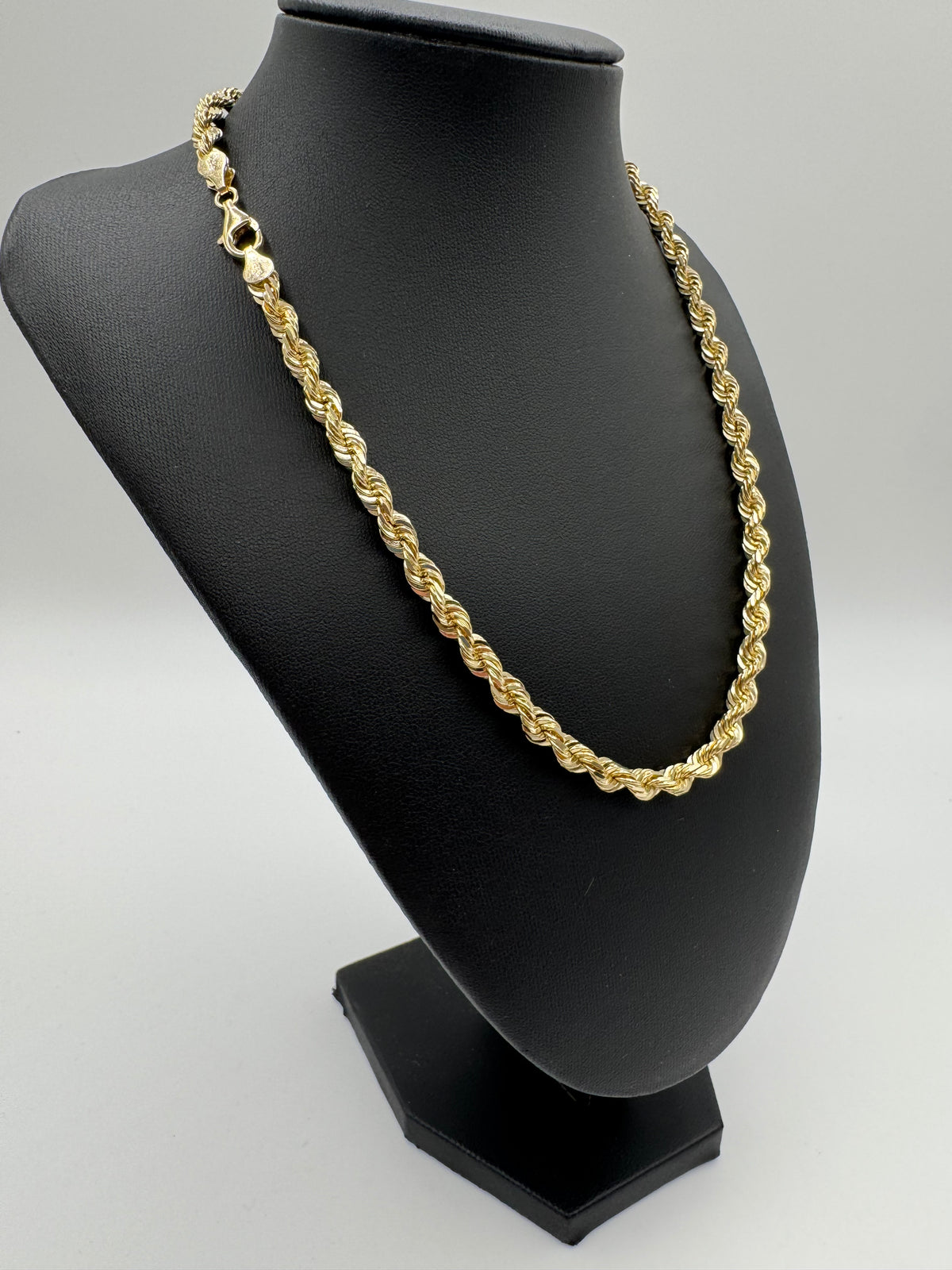 6mm Rope Chain 18 inches (DIAMOND CUT)
