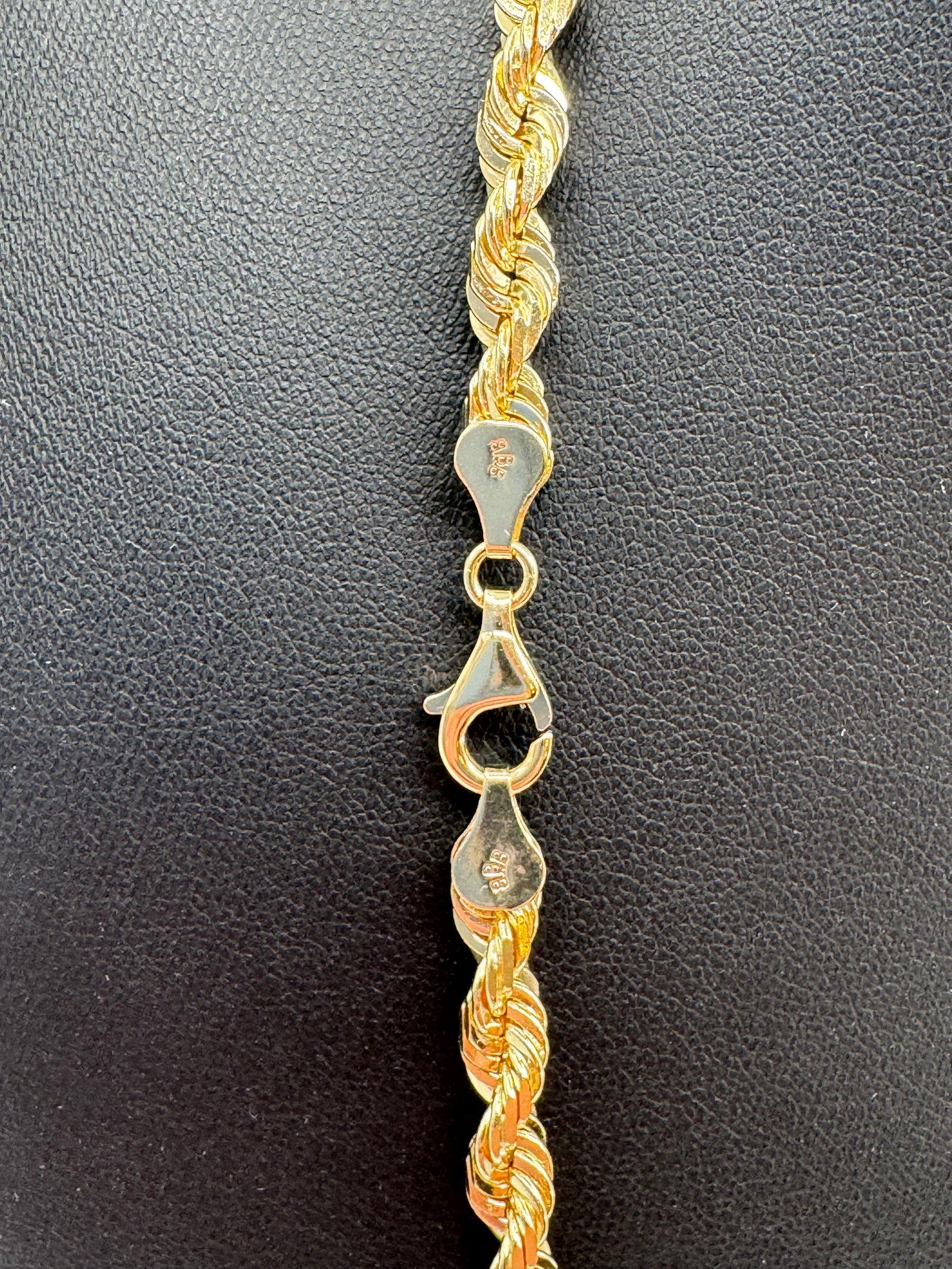 6mm Rope Chain 18 inches (DIAMOND CUT)