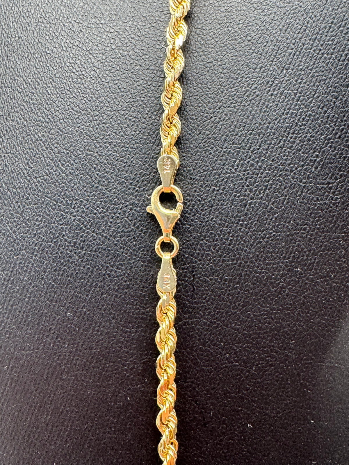 3.5mm Rope Chain 20 inches (DIAMOND CUT)