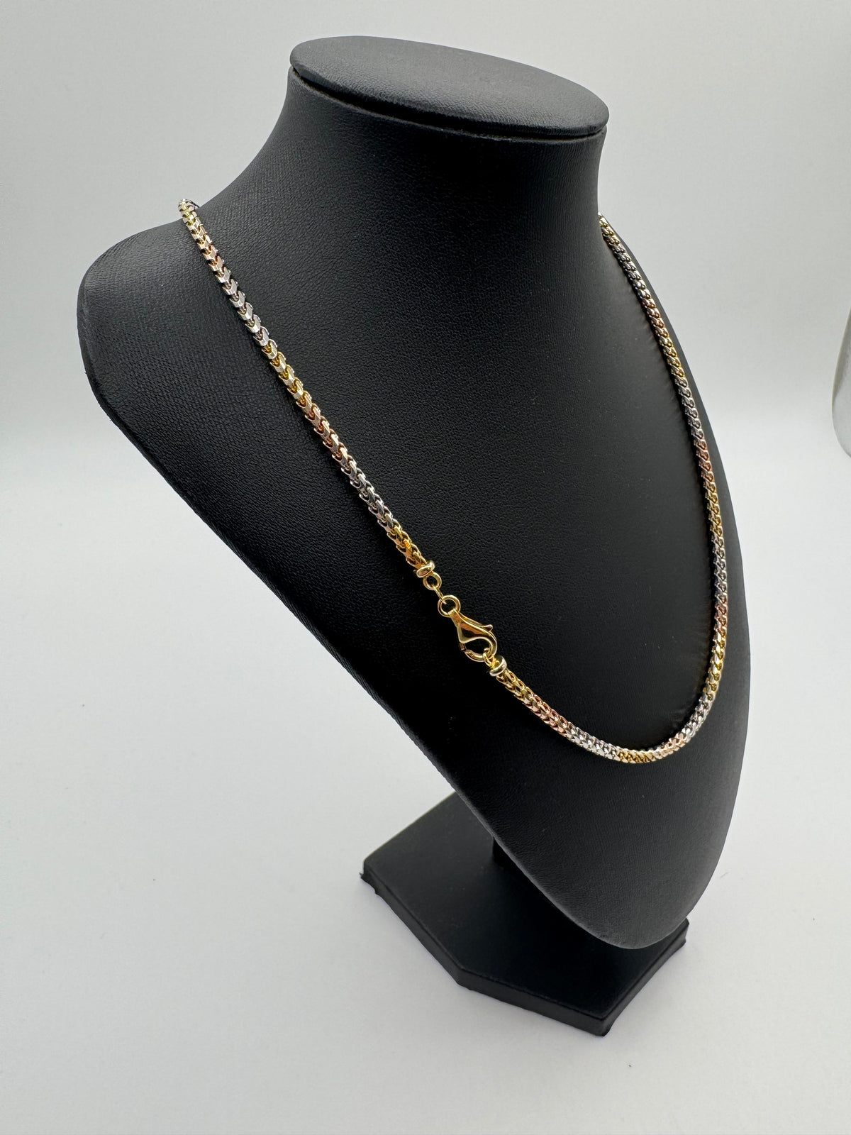 3mm Franco Chain 20 inches (DIAMOND CUT)-Jacoje Stamped