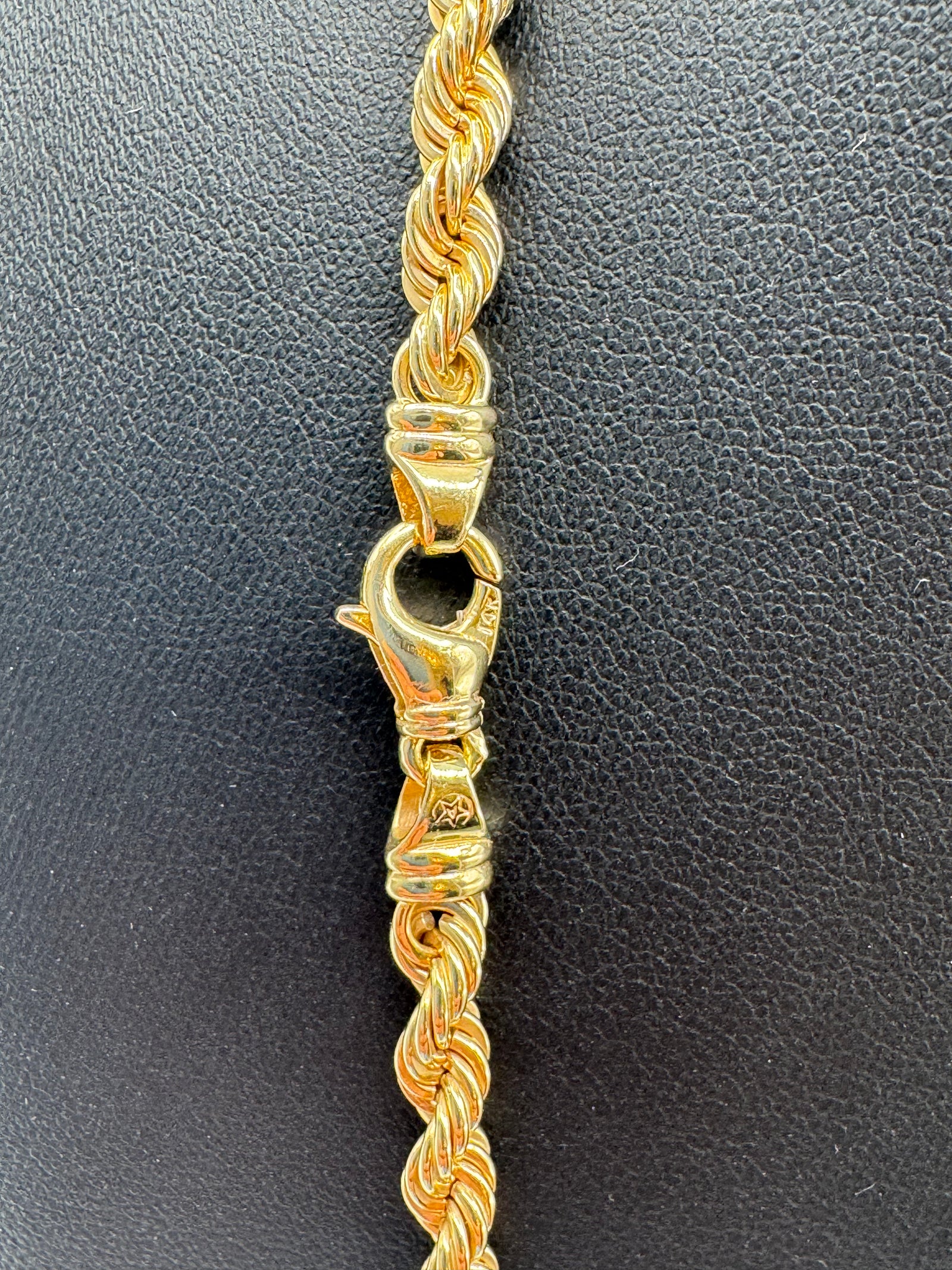 5mm Rope Chain 22 inches (DIAMOND CUT)