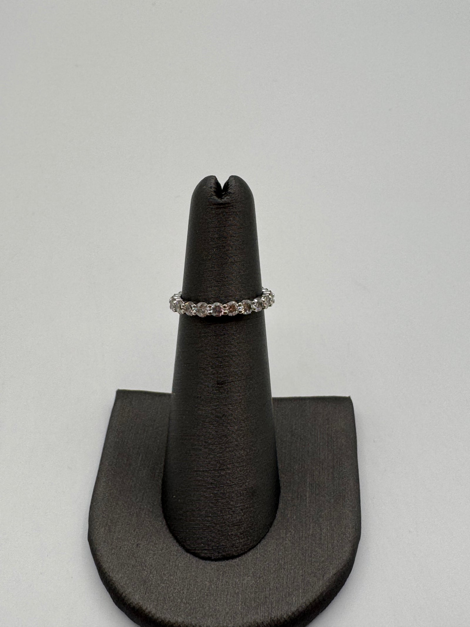 2.5mm 1 Row Diamond Eternity Ring-Size 5