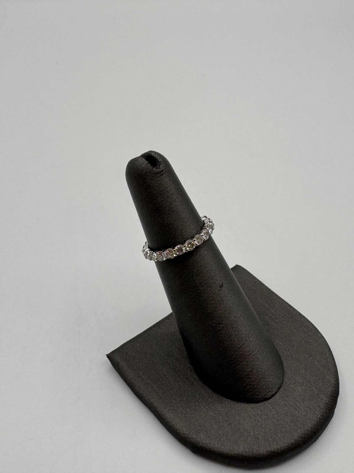 2.5mm 1 Row Diamond Eternity Ring-Size 5