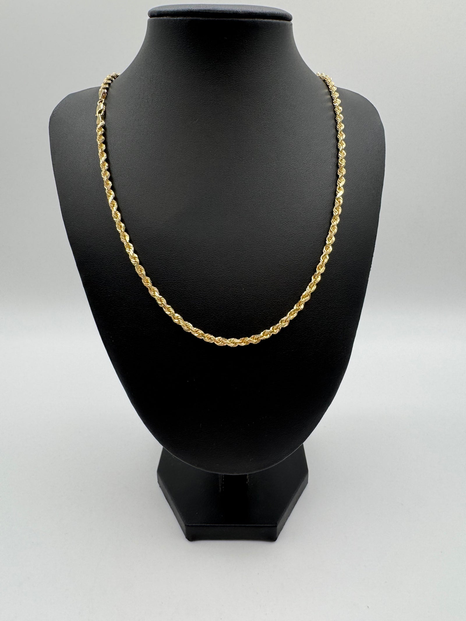 3.5mm Rope Chain 22 inches (DIAMOND CUT)