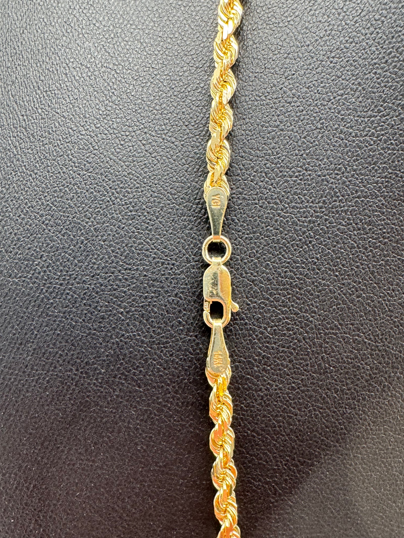 3.5mm Rope Chain 22 inches (DIAMOND CUT)