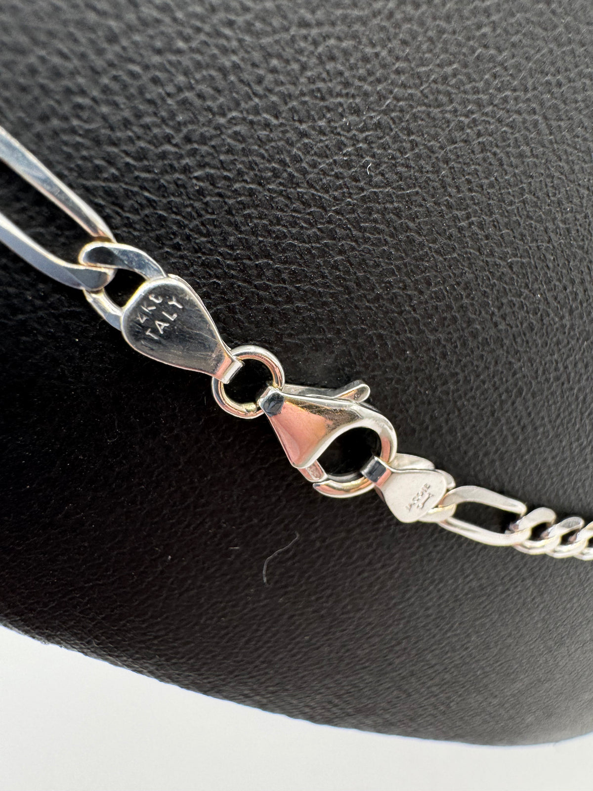4mm Figaro Chain 20 inches-JACOJE STAMPED