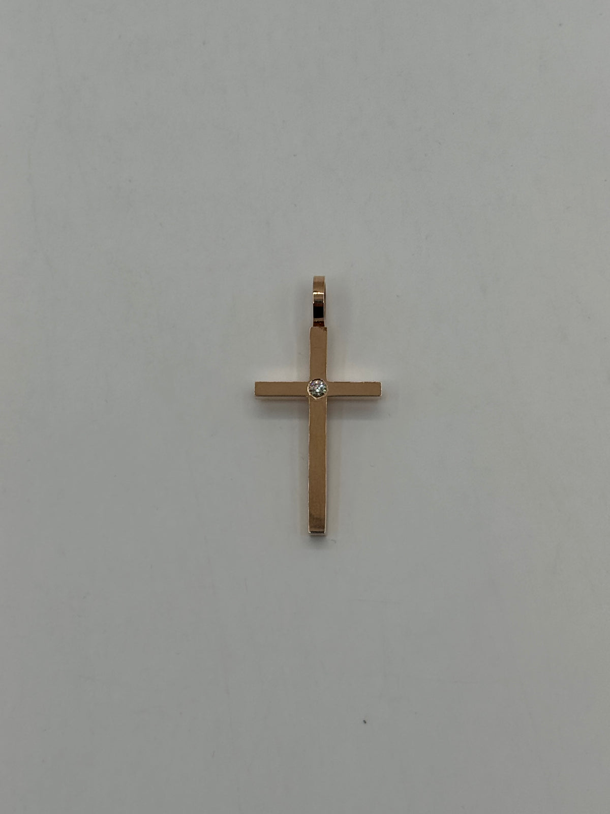 Solitaire Diamond Boss Cross-1 3/4 Inch (JACOJE OVERSTOCK)