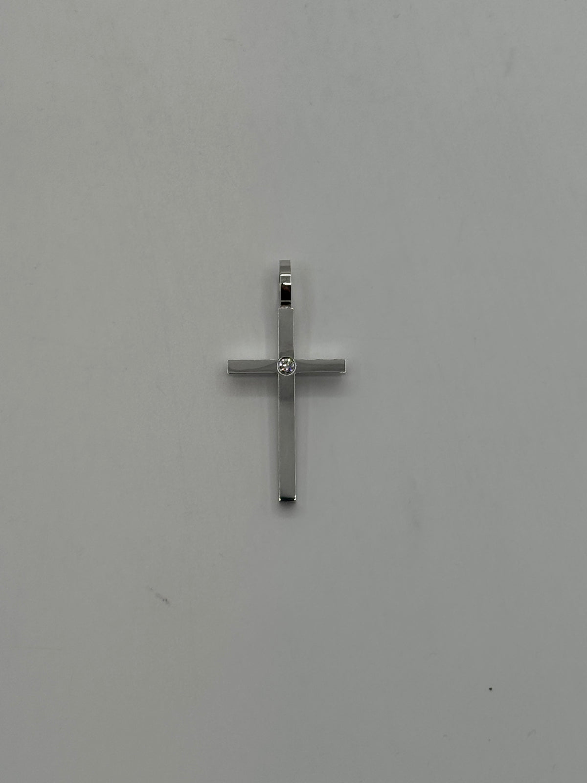 Solitaire Diamond Boss Cross-1 3/4 Inch (JACOJE OVERSTOCK)
