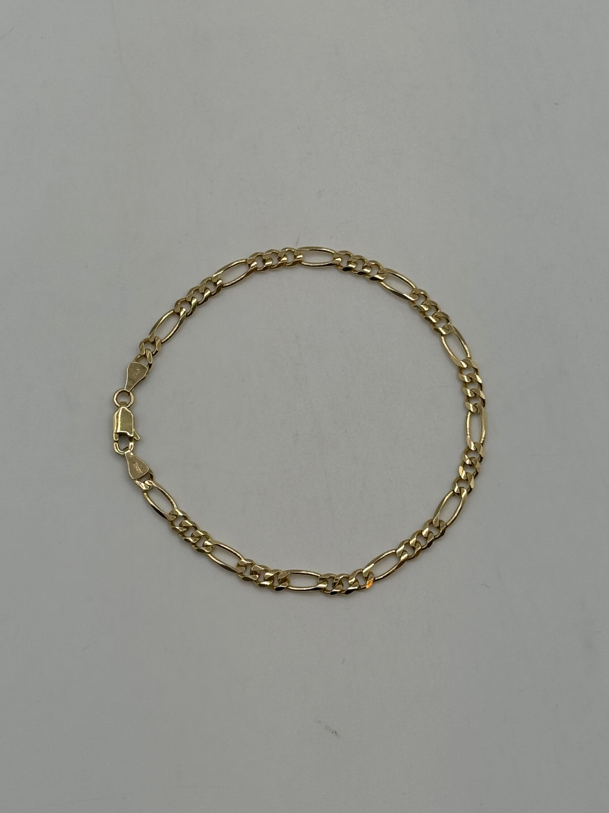 4mm Figaro Bracelet-8 inch