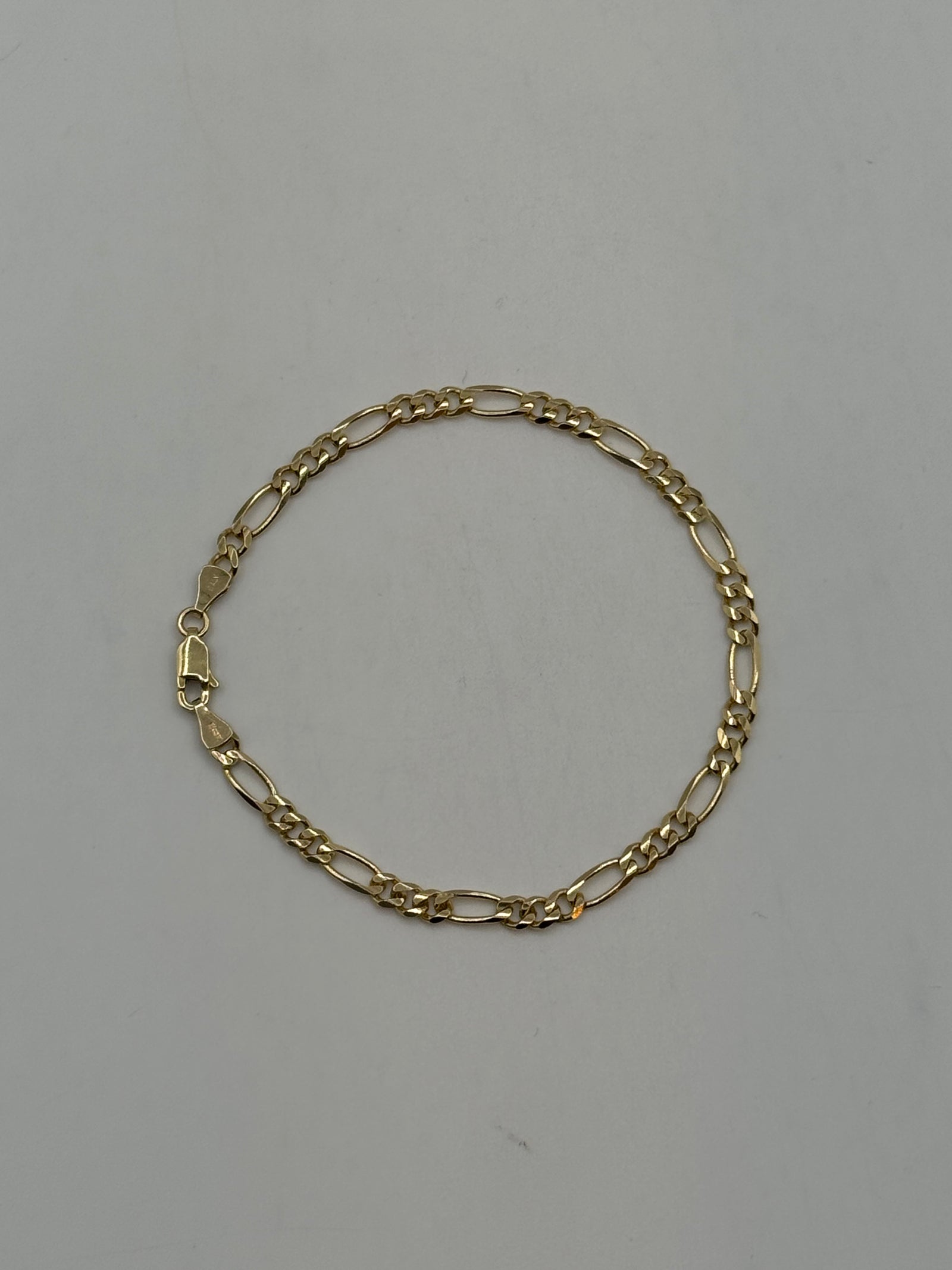4mm Figaro Bracelet-8 inch