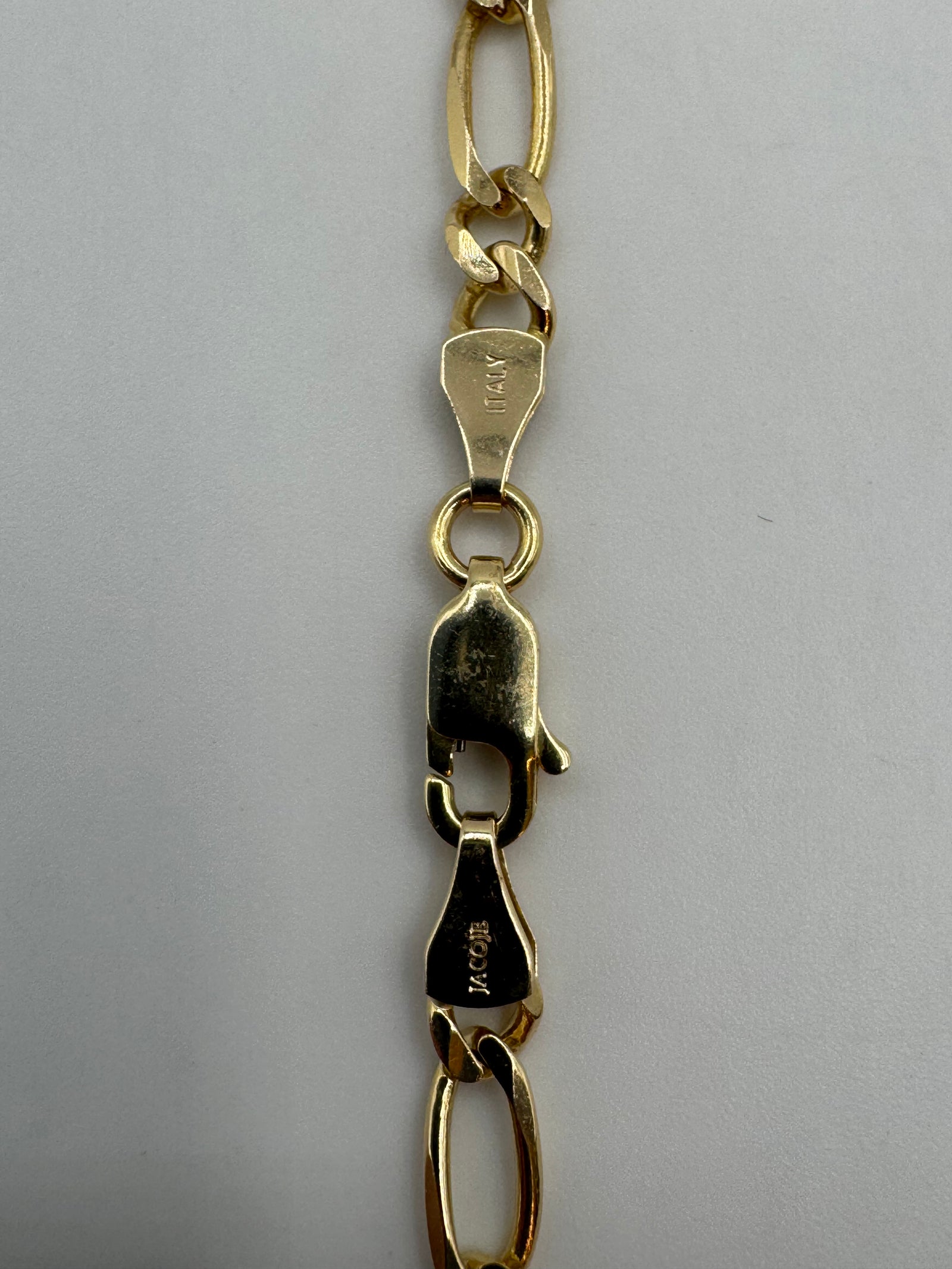 4mm Figaro Bracelet-8 inch