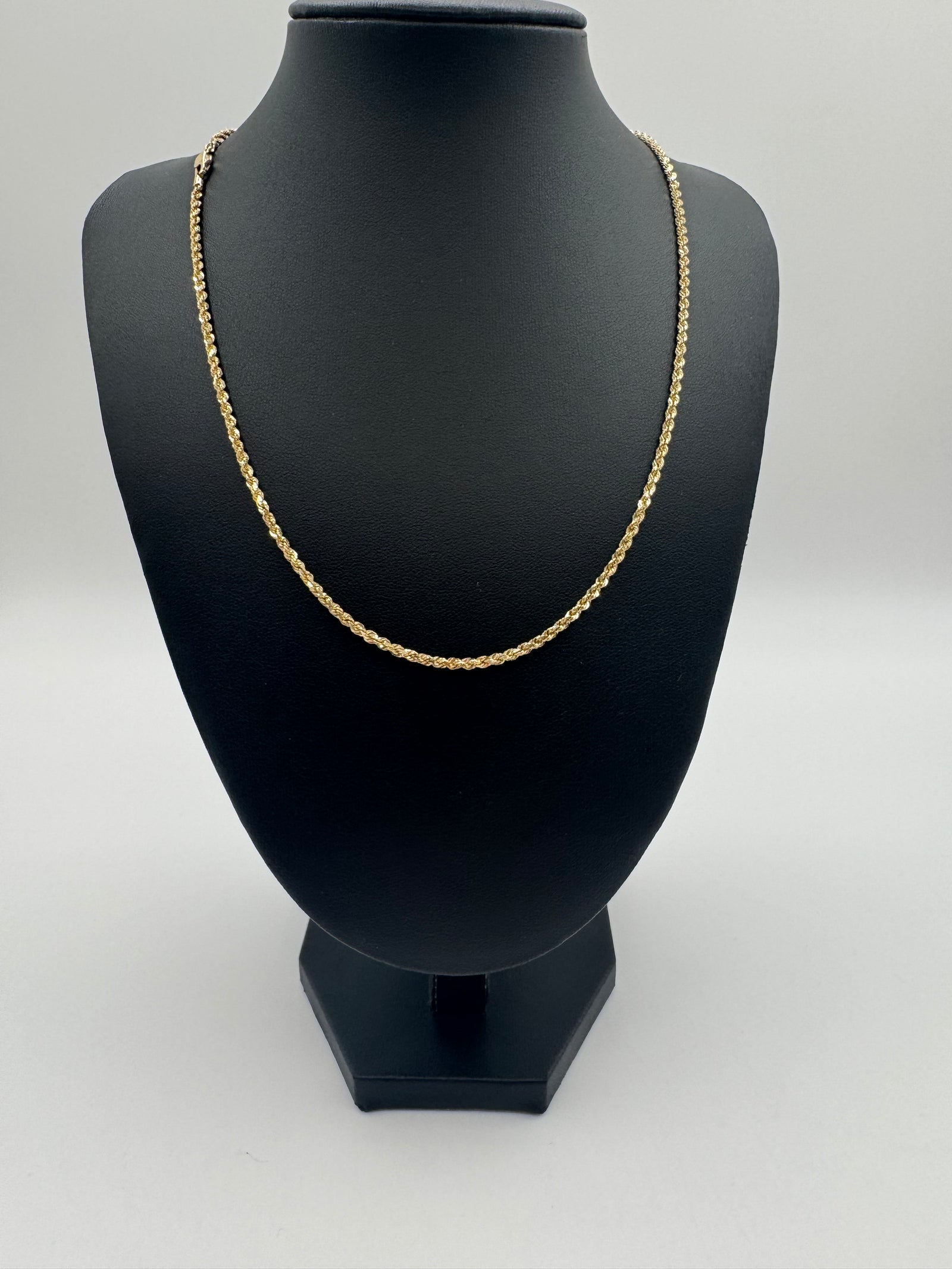 2.5mm CALI Rope Chain 20 inches (DIAMOND CUT)