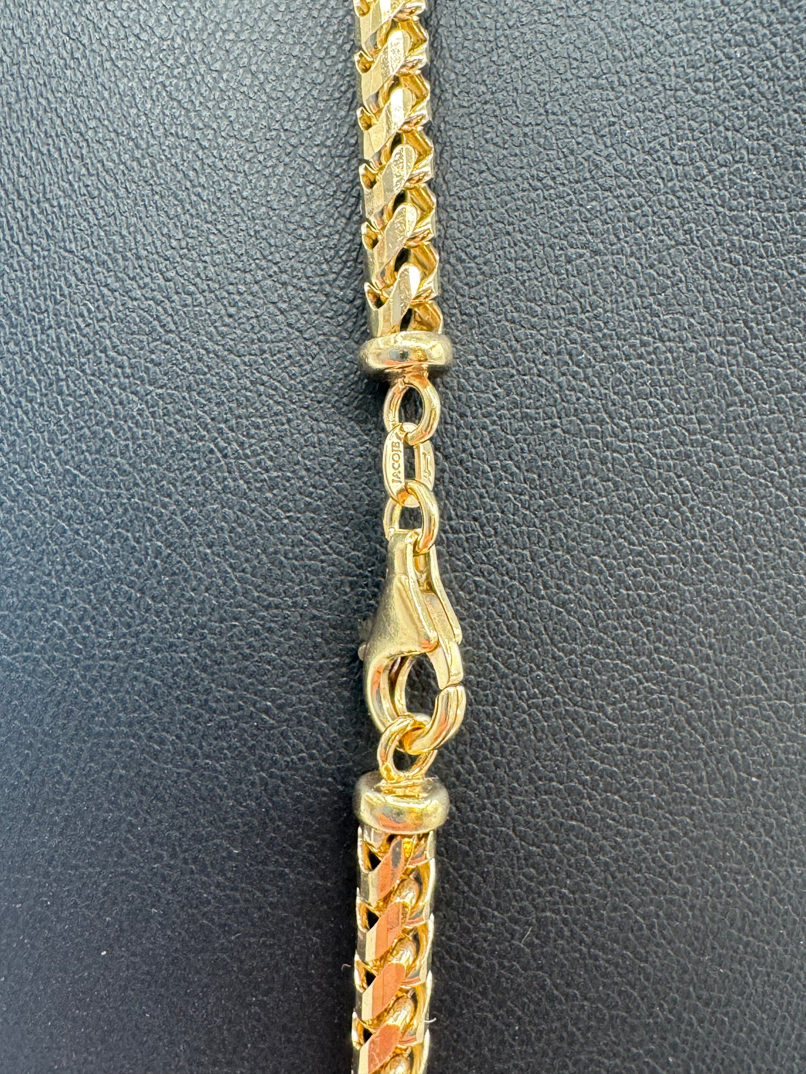 4mm Franco Chain 24 inches (D/C) (JACOJE STAMPED)