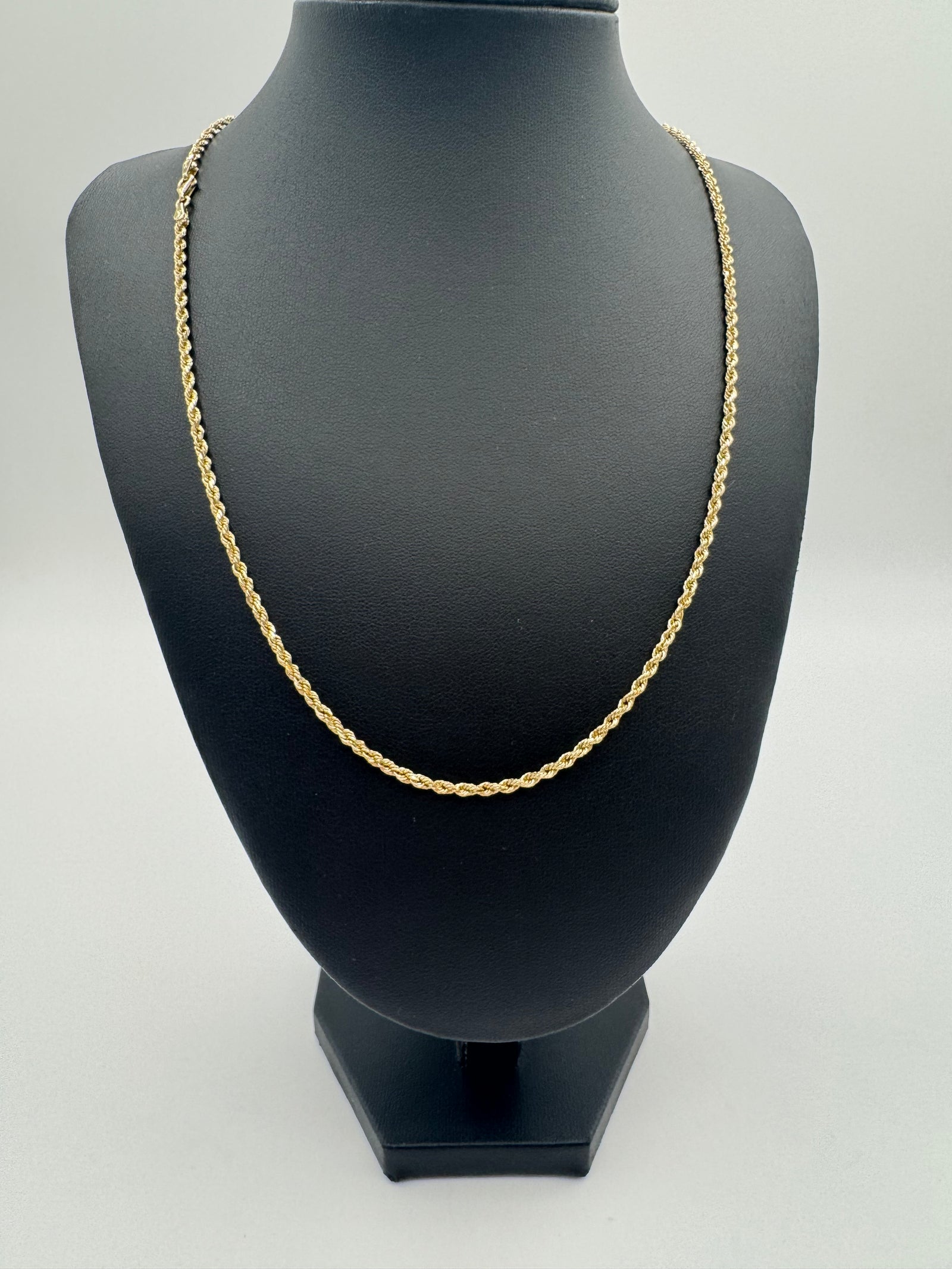 2.5mm Rope Chain 20 inches (DIAMOND CUT)