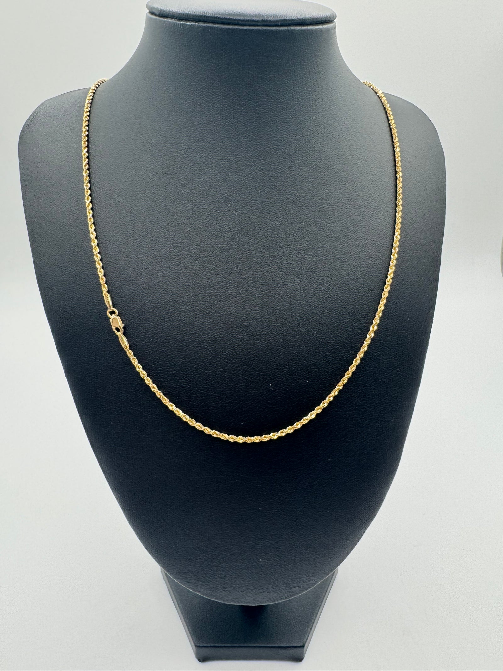 2mm CALI Rope Chain 22 inches (DIAMOND CUT)