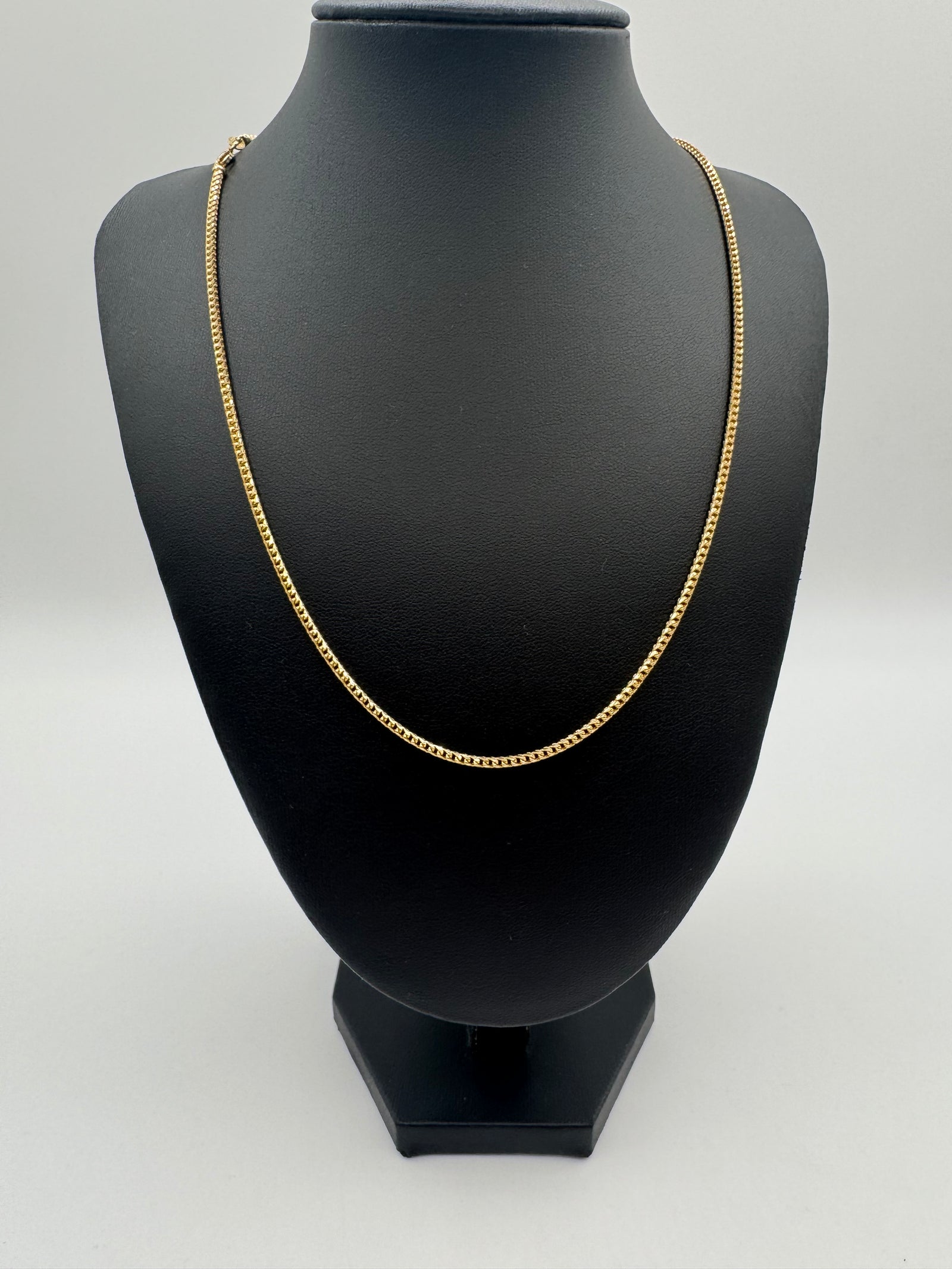 2mm Franco Chain 20 inches (DIAMOND CUT)