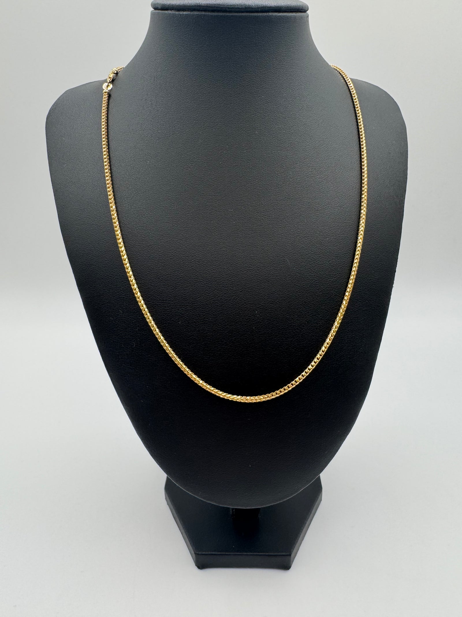 2mm Franco Chain 22 inches (DIAMOND CUT)