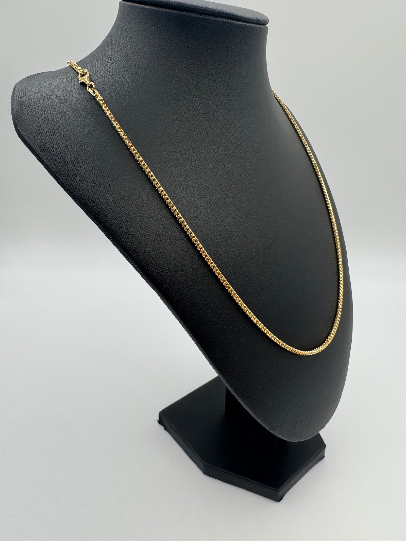 2mm Franco Chain 22 inches (DIAMOND CUT)