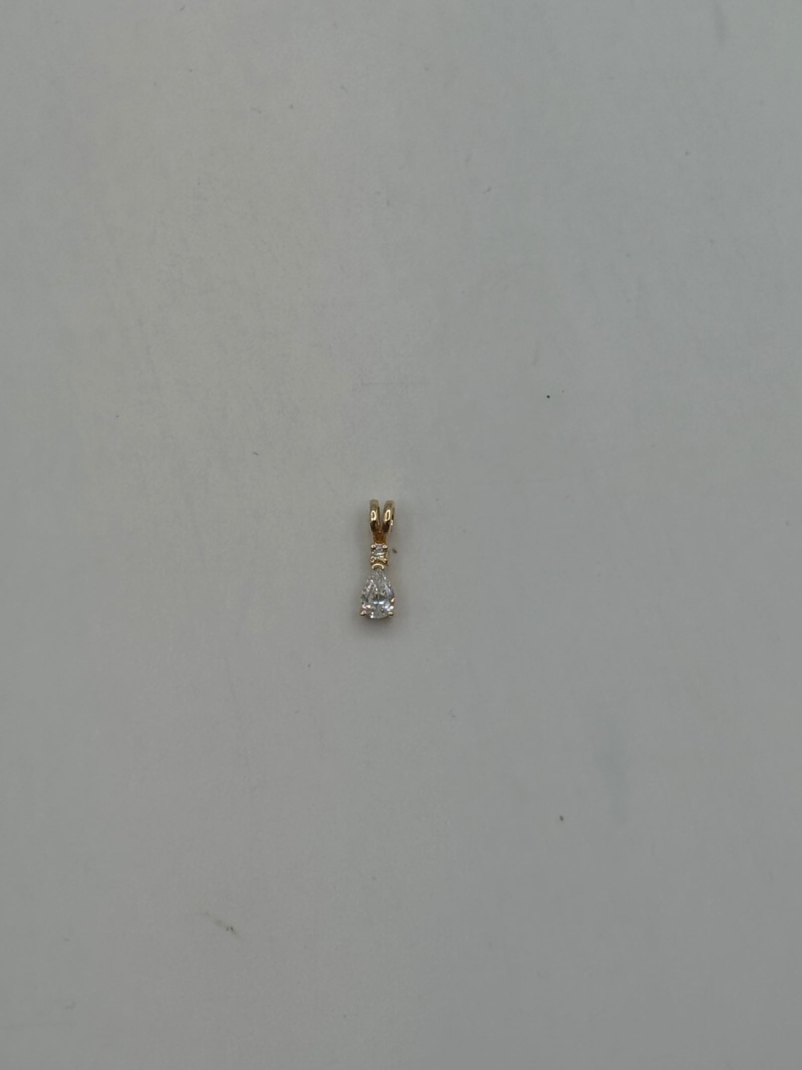 DIAMOND PENDANT (.5 INCH) (LAB DIAMOND)