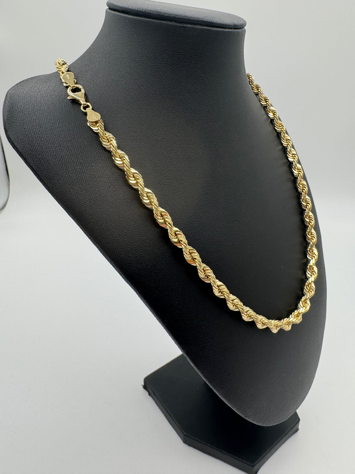 6mm Rope Chain 20 inches (DIAMOND CUT) (JACOJE STAMPED)