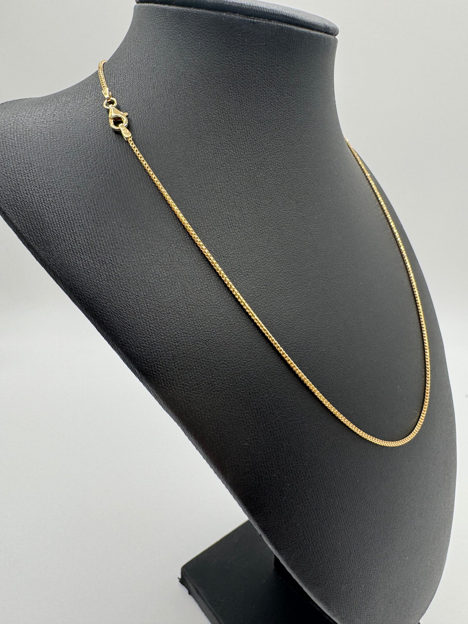 1.2mm Franco Chain 18 inches (DIAMOND CUT)