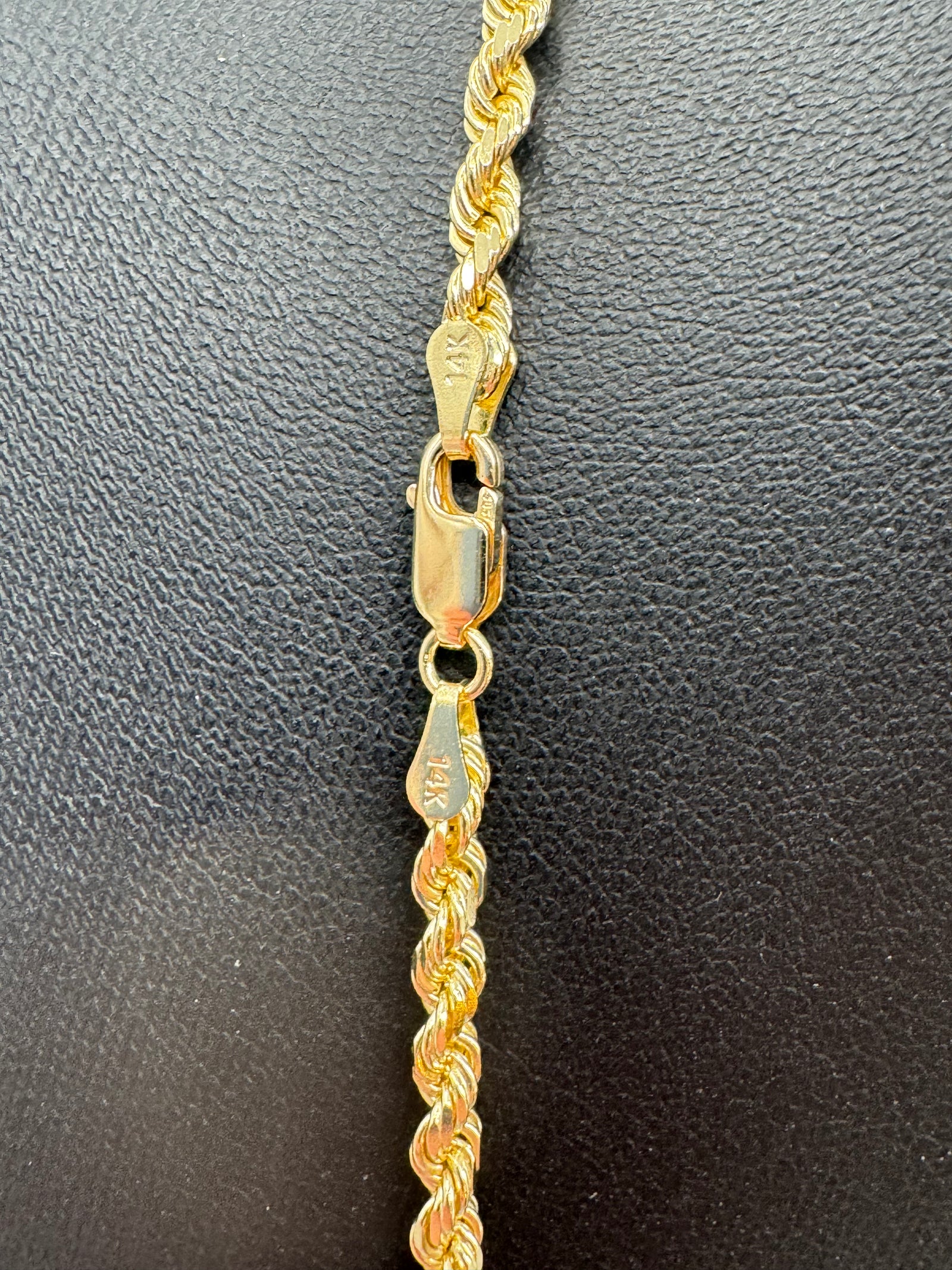 3.5mm Rope Chain 20 inches (DIAMOND CUT)