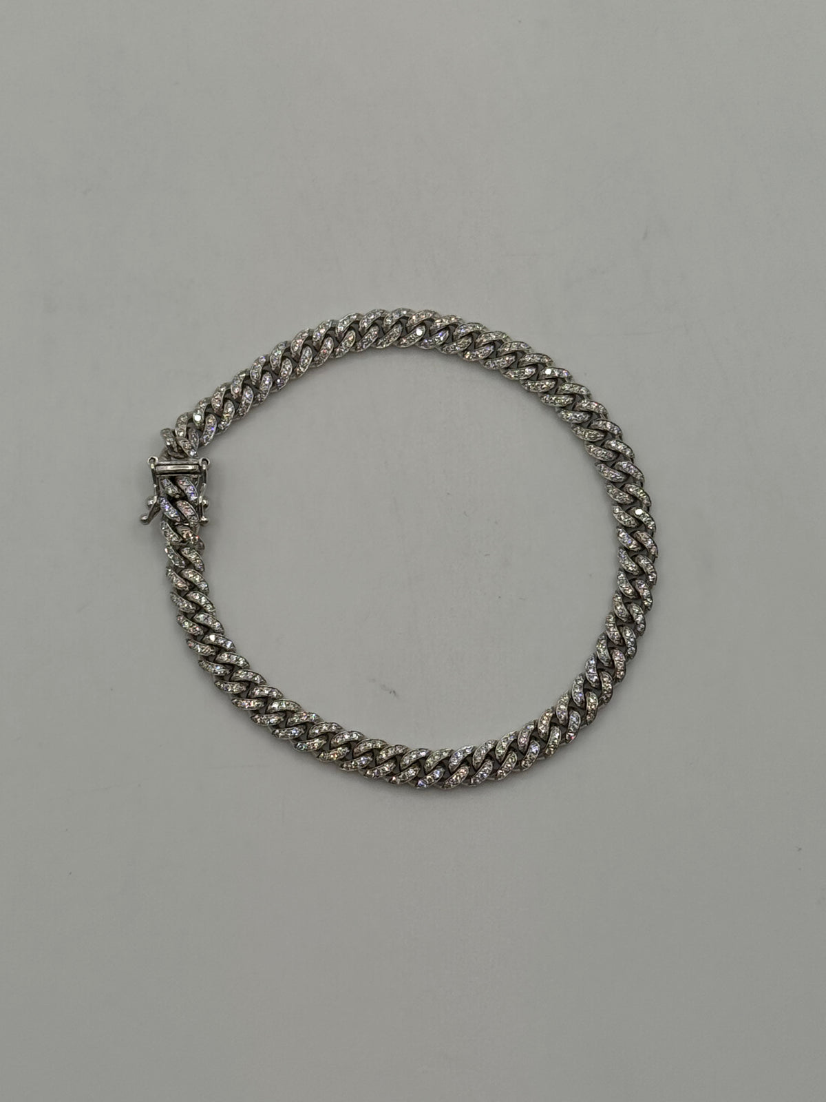 6MM Miami Cuban Link 8 inches (DIAMOND)