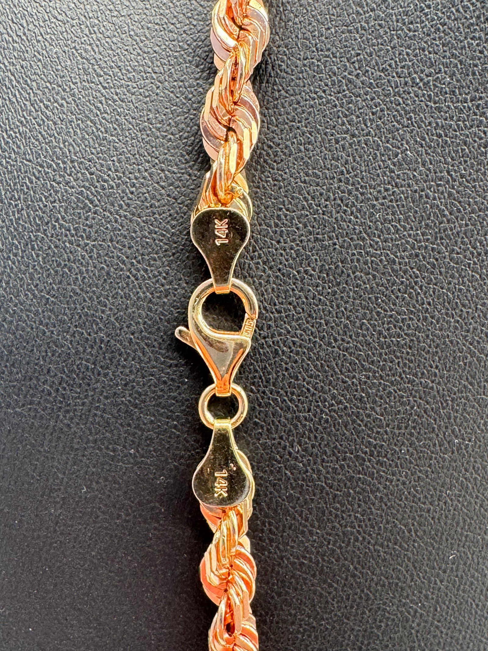 6mm Rope Chain 18 inches (DIAMOND CUT)