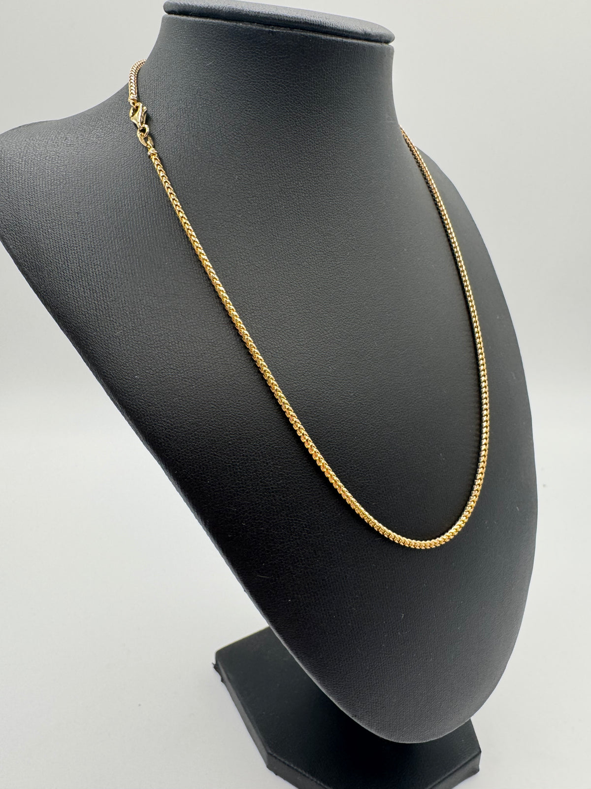 2mm Franco Chain 18 inches (DIAMOND CUT)