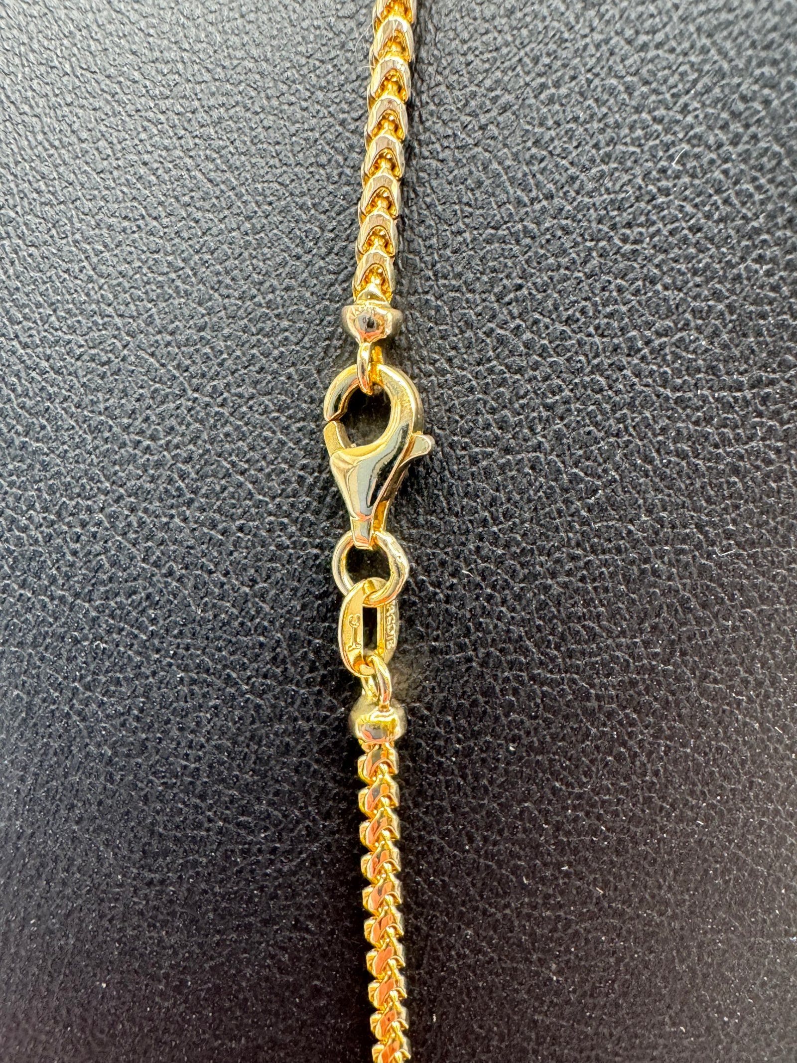 2mm Franco Chain 18 inches (DIAMOND CUT)