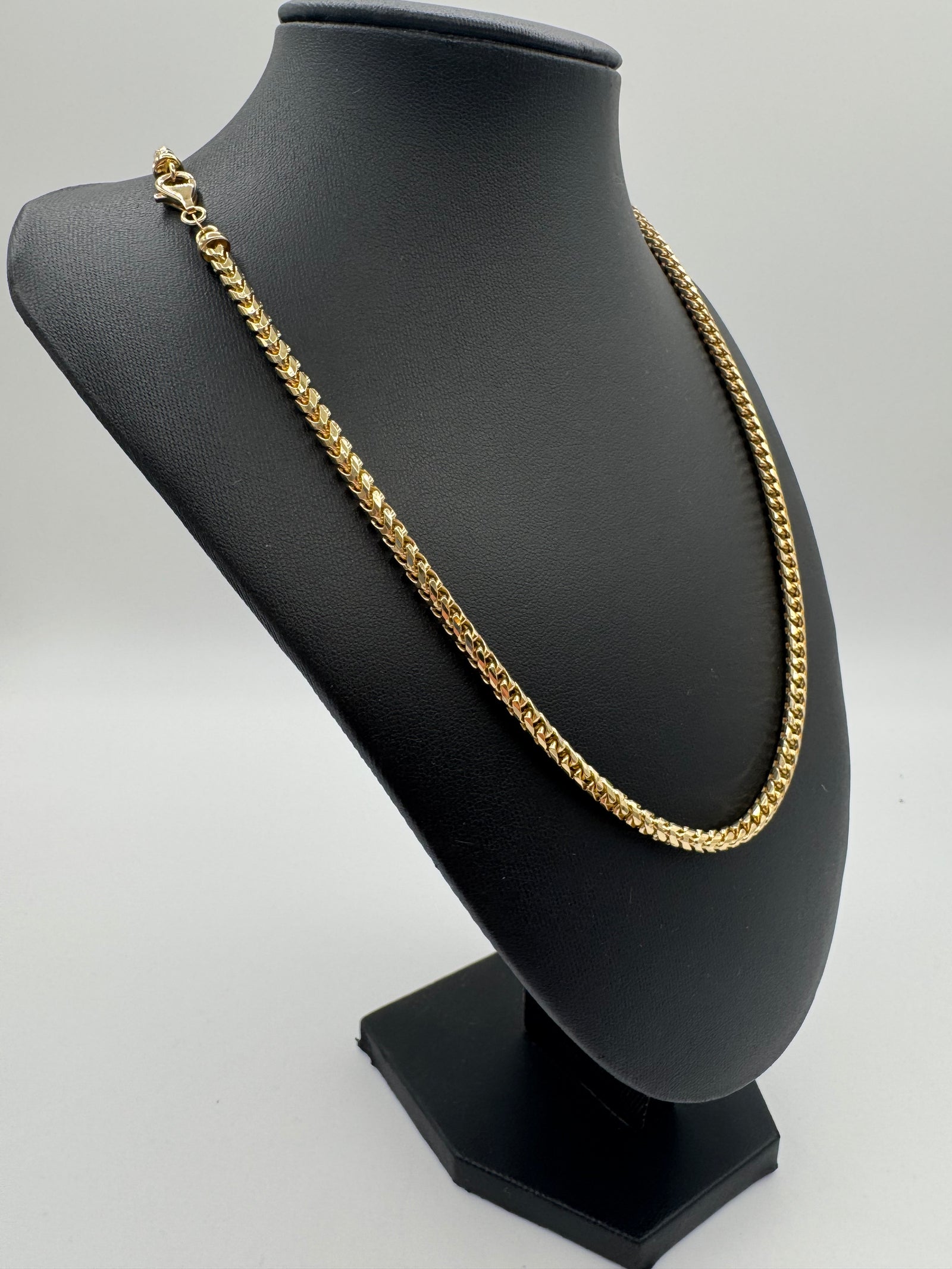 3.5mm Franco Chain 22 inches (DIAMOND CUT)