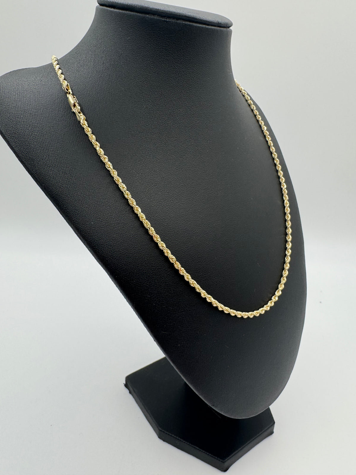 2.9mm Rope Chain 20 inches (DIAMOND CUT)