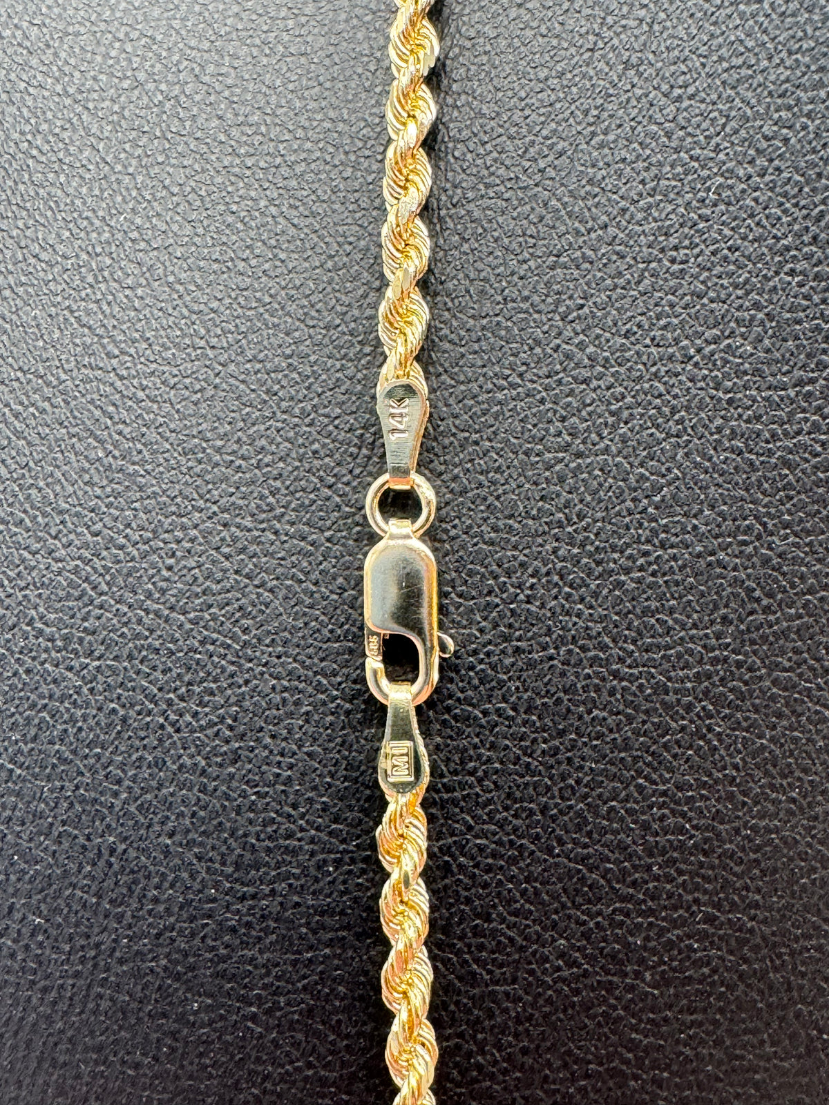 2.9mm Rope Chain 20 inches (DIAMOND CUT)