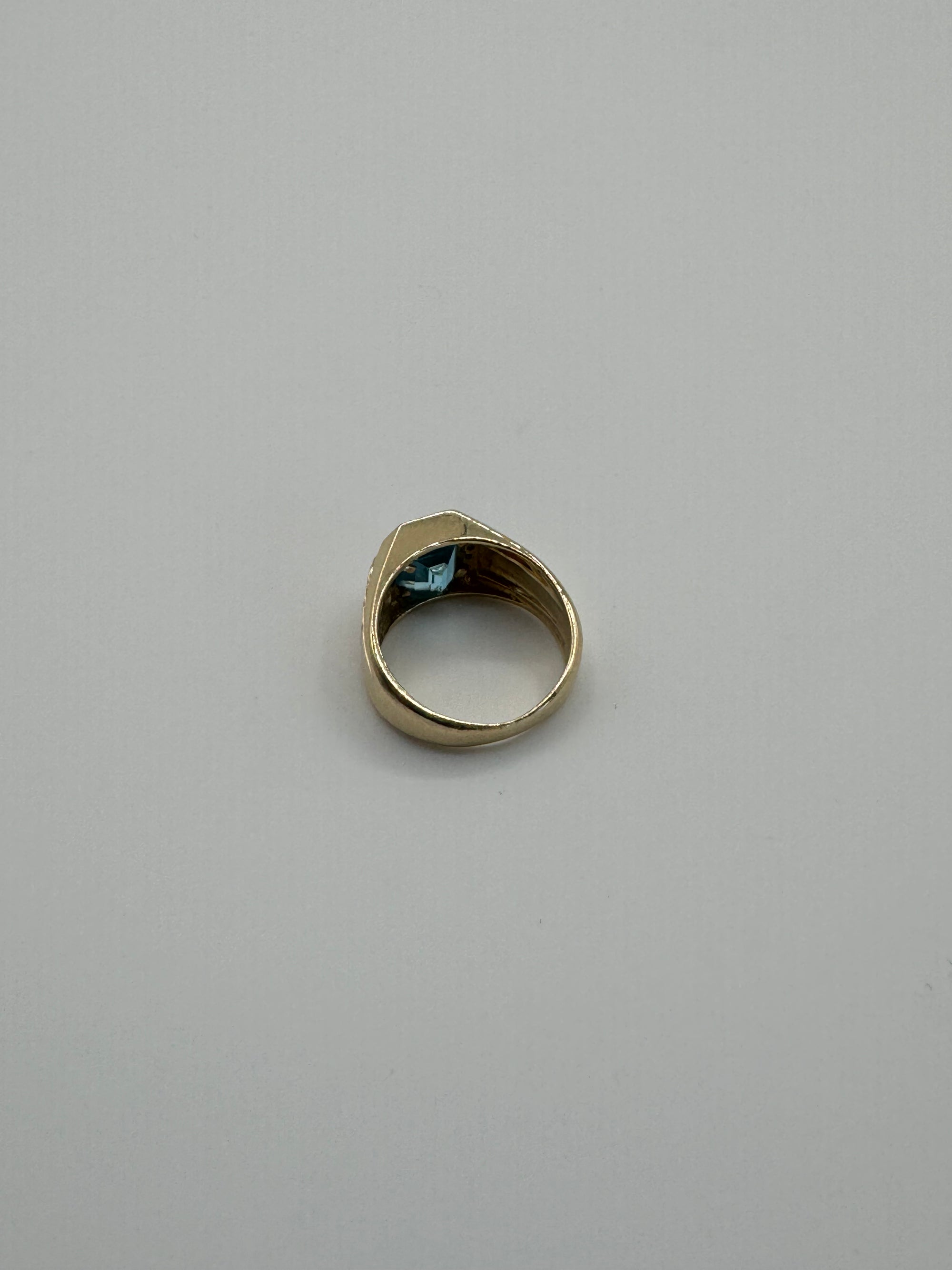 Blue Topaz Ring-Size 9 1/8