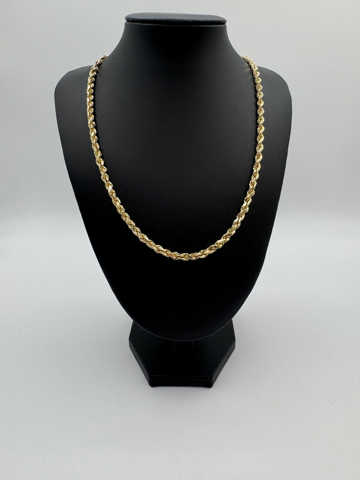 5mm Rope Chain 24 inches (DIAMOND CUT) (JACOJE STAMPED)