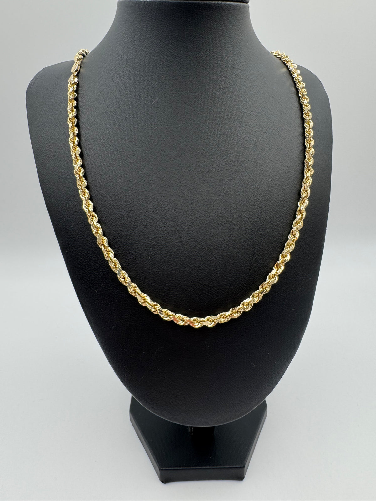 5mm Rope Chain 26 inches (DIAMOND CUT) (JACOJE STAMPED)