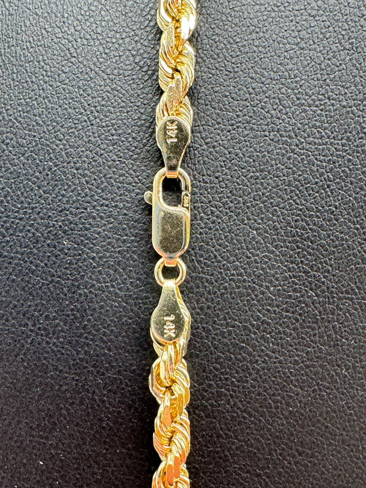 5mm Rope Chain 26 inches (DIAMOND CUT) (JACOJE STAMPED)
