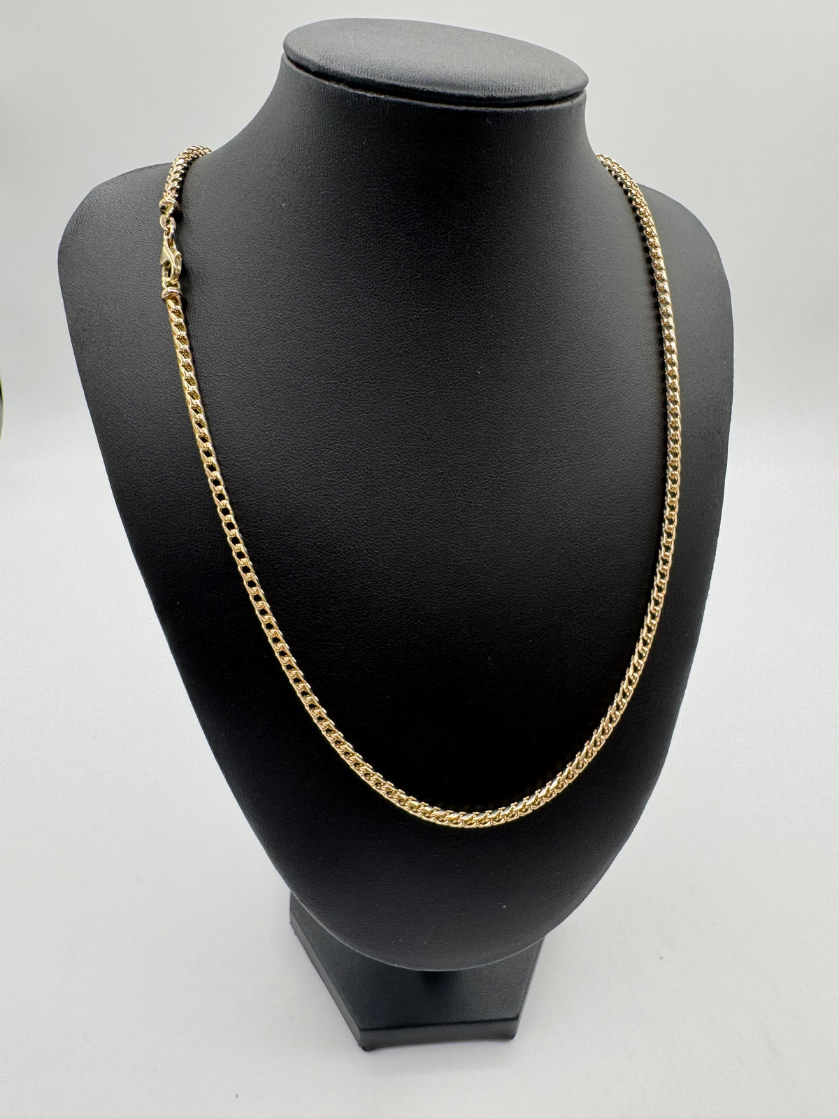 3mm Franco Chain 23 inches (DIAMOND CUT) (JACOJE STAMPED)