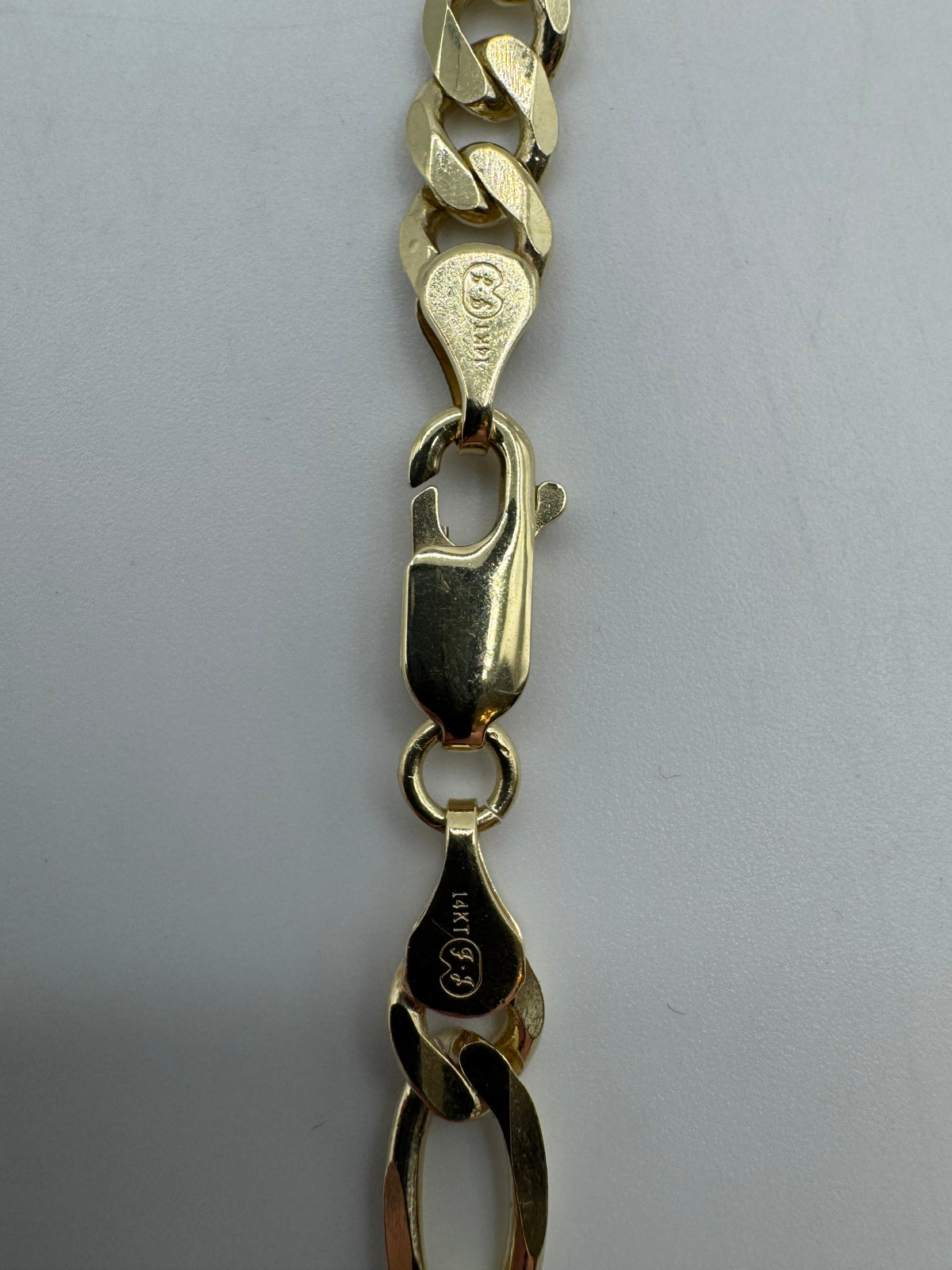 5mm Figaro Bracelet 7.5 inches