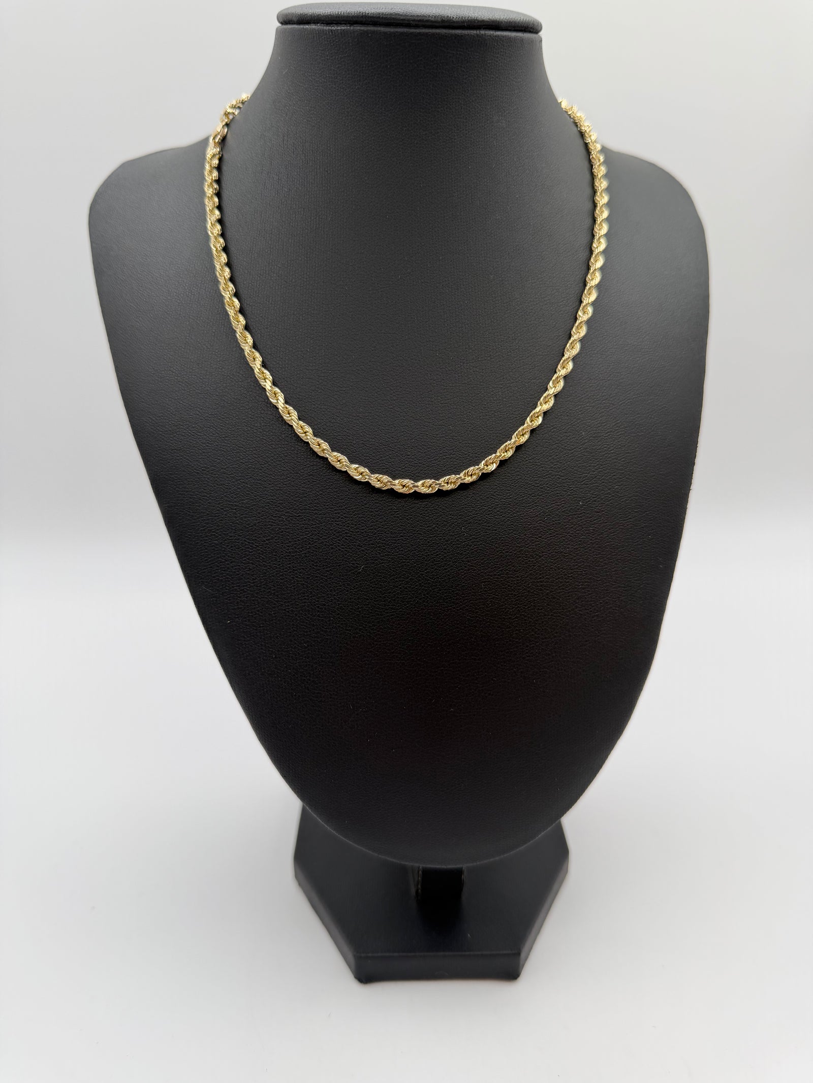 3.5mm Rope Chain 16 inches (DIAMOND CUT)