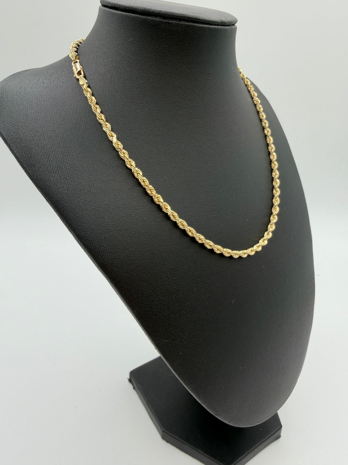 3.5mm Rope Chain 16 inches (DIAMOND CUT)