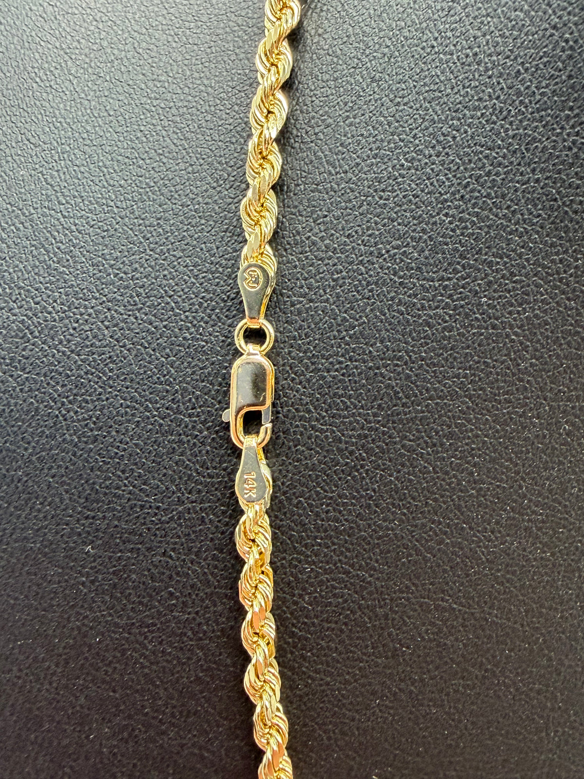 3.5mm Rope Chain 16 inches (DIAMOND CUT)