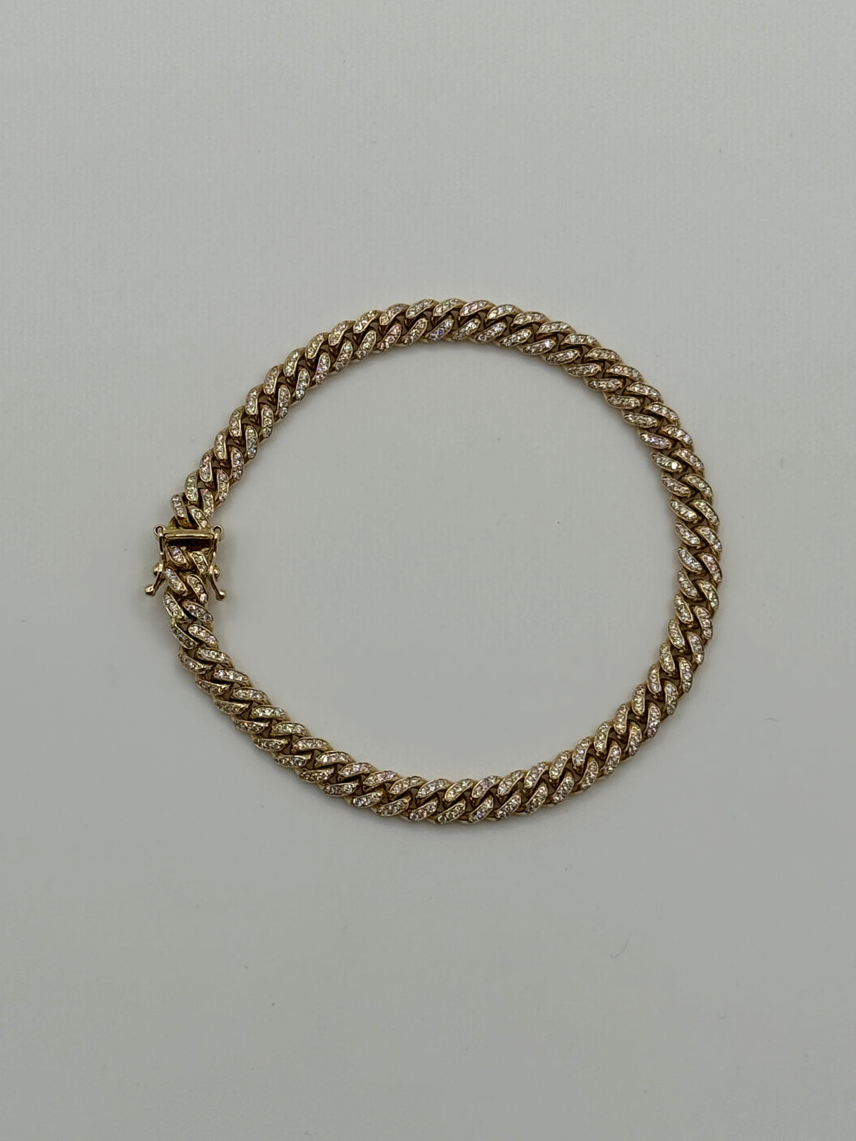 5.5MM Miami Cuban Link 8 inches (DIAMOND)