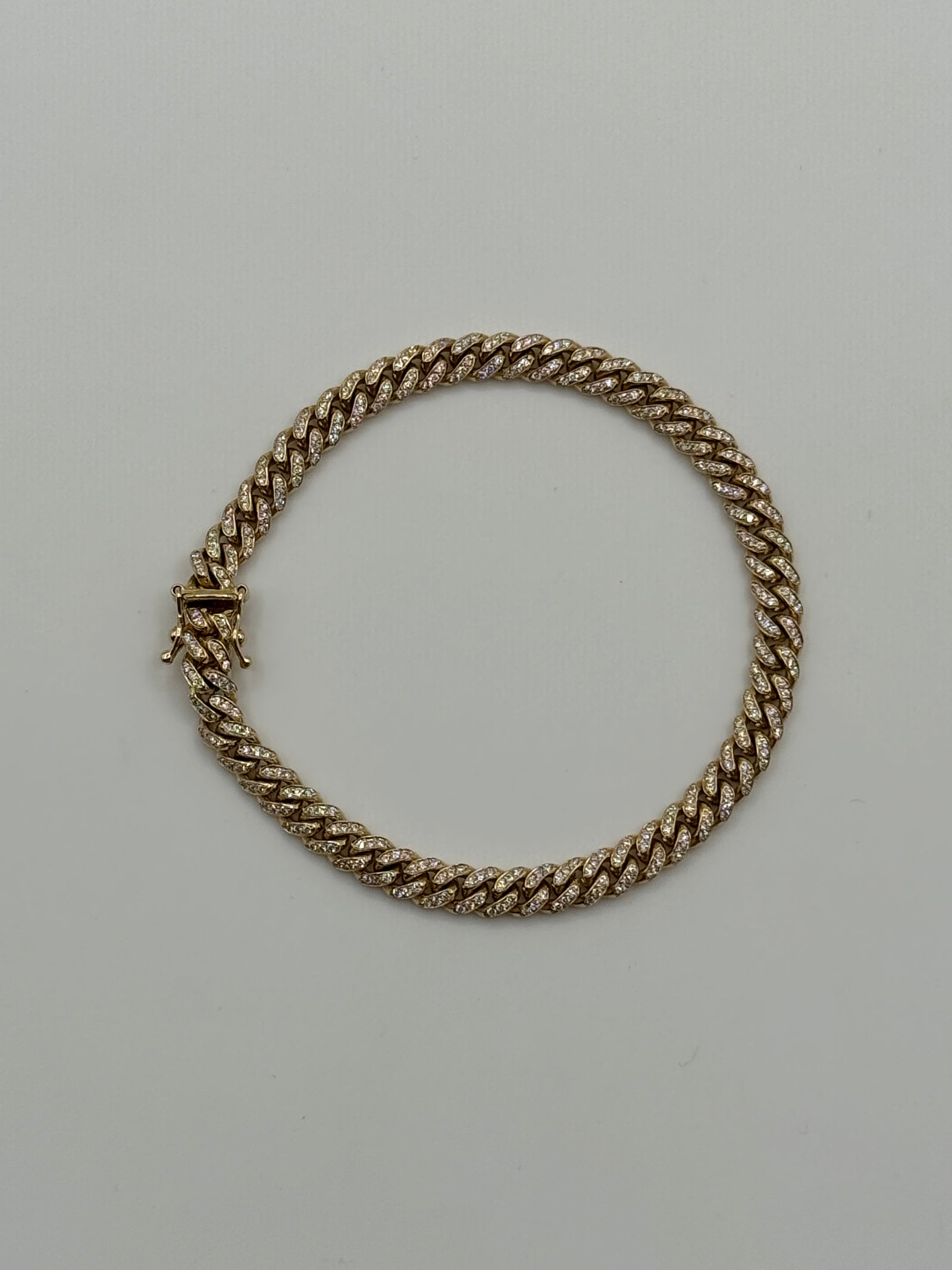 5.5MM Miami Cuban Link 8 inches (DIAMOND)