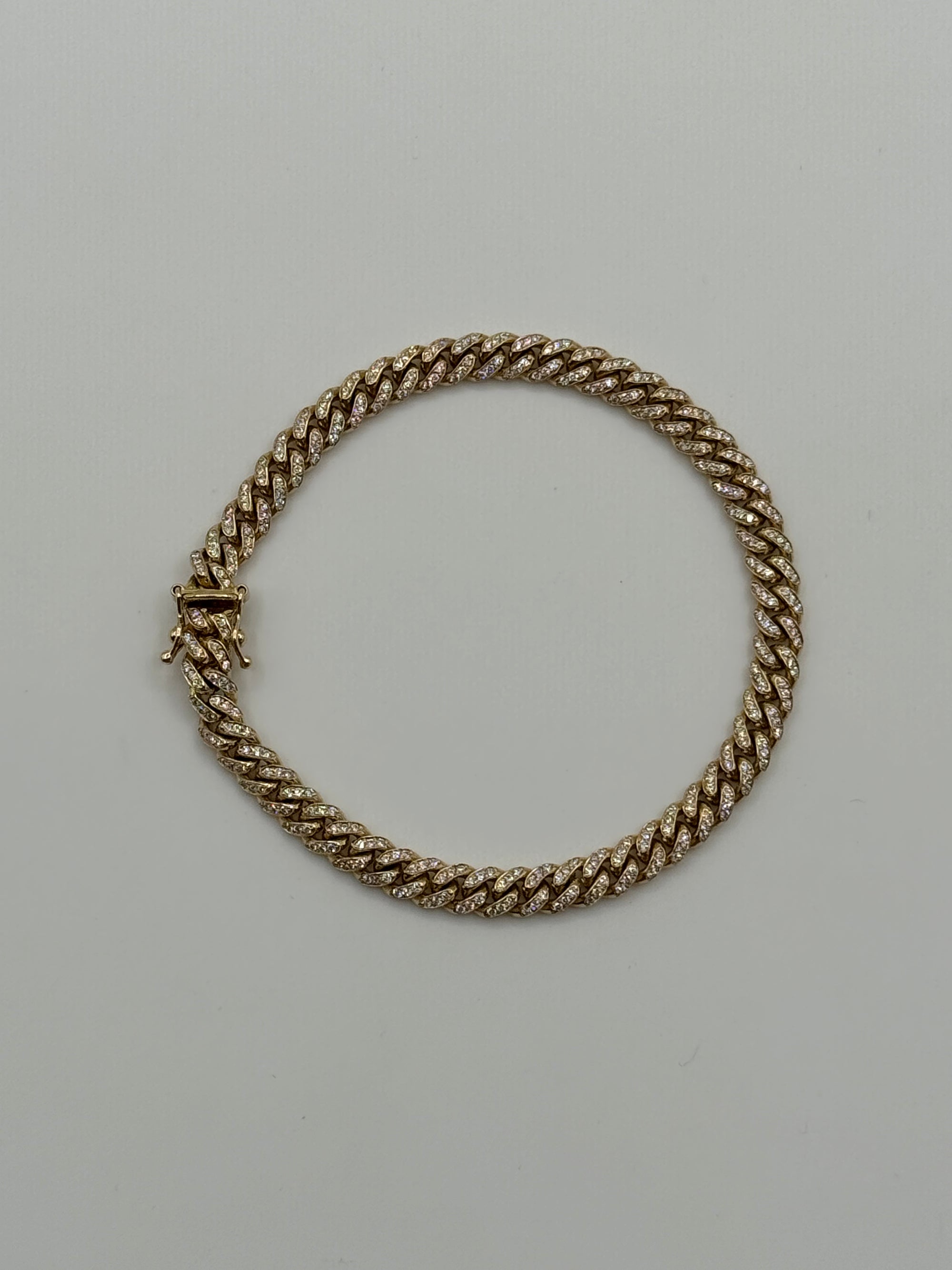 5.5MM Miami Cuban Link 8 inches (DIAMOND)